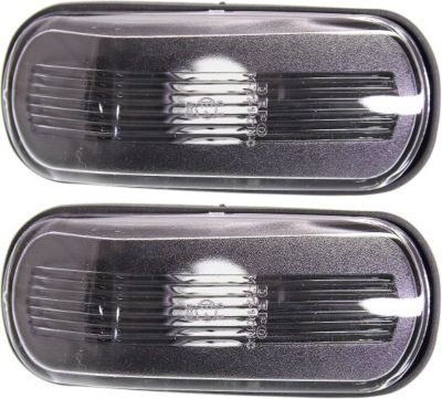 AM SAAB 9-5-99-05 SAAB 9-3-01-03 FRONT SIDE MARKER LAMP RH AND LH Lens and Housing Side Repeater Lamp w Clear Lens SKU SET REPS104902 Partslink SB2571101 OEM 5336250