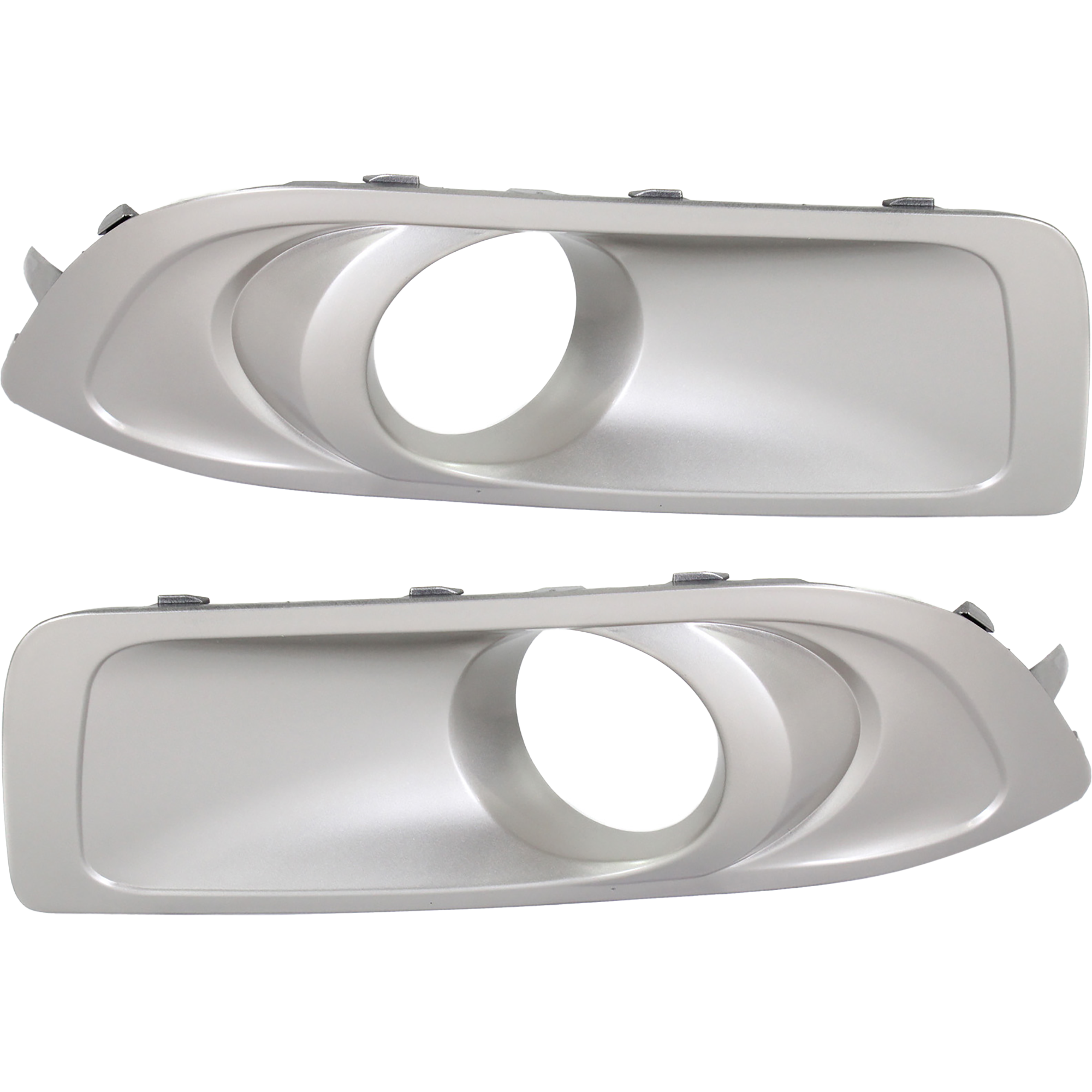 AM OUTBACK 10-12 FRONT FOG LAMP MOLDING RH AND LH Primed SKU SET REPS108601 Partslink SU1039101 SU1038101 OEM 57731AJ42A 57731AJ43A