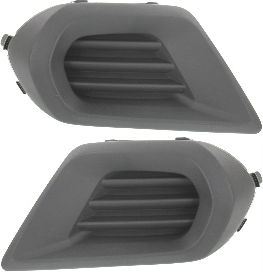 AM FORESTER 14-16 FRONT FOG LAMP COVER RH AND LH Textured Black SKU SET REPS108607 Partslink SU1039104 SU1038104 OEM 57731SG040-57731SG050