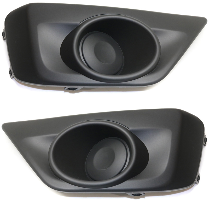 AM GRAND VITARA 13-13 FRONT FOG LAMP COVER RH AND LH Textured Black w o fog light hole SKU SET REPS108615 Partslink SZ1039101 SZ1038101 OEM 7178177KA05PK 7178277KA05PK