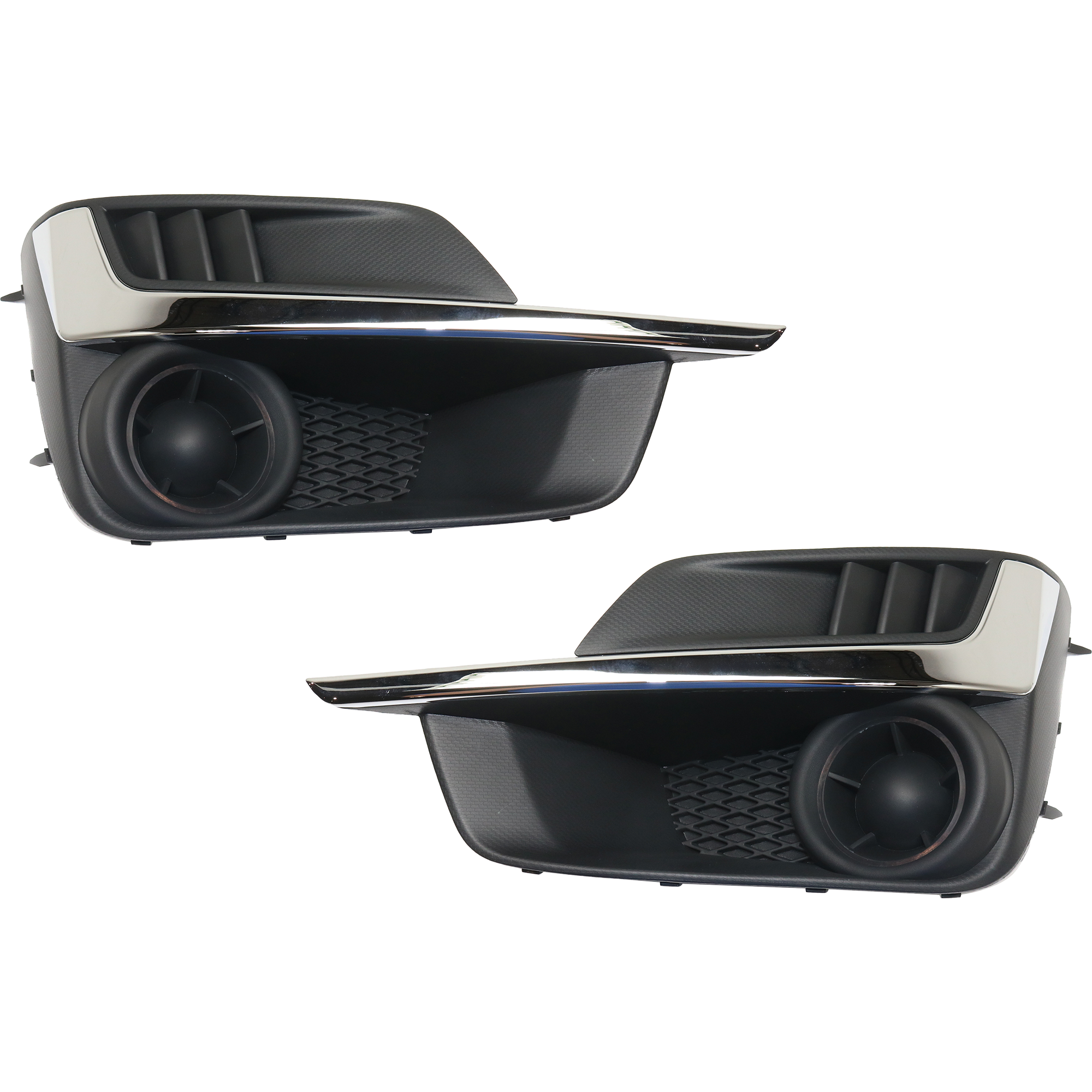 AM IMPREZA 15-16 FOG LAMP COVER RH AND LH Textured Black SKU SET REPS108617 Partslink SU1039109 SU1038109 OEM 57731FJ400-57731FJ410