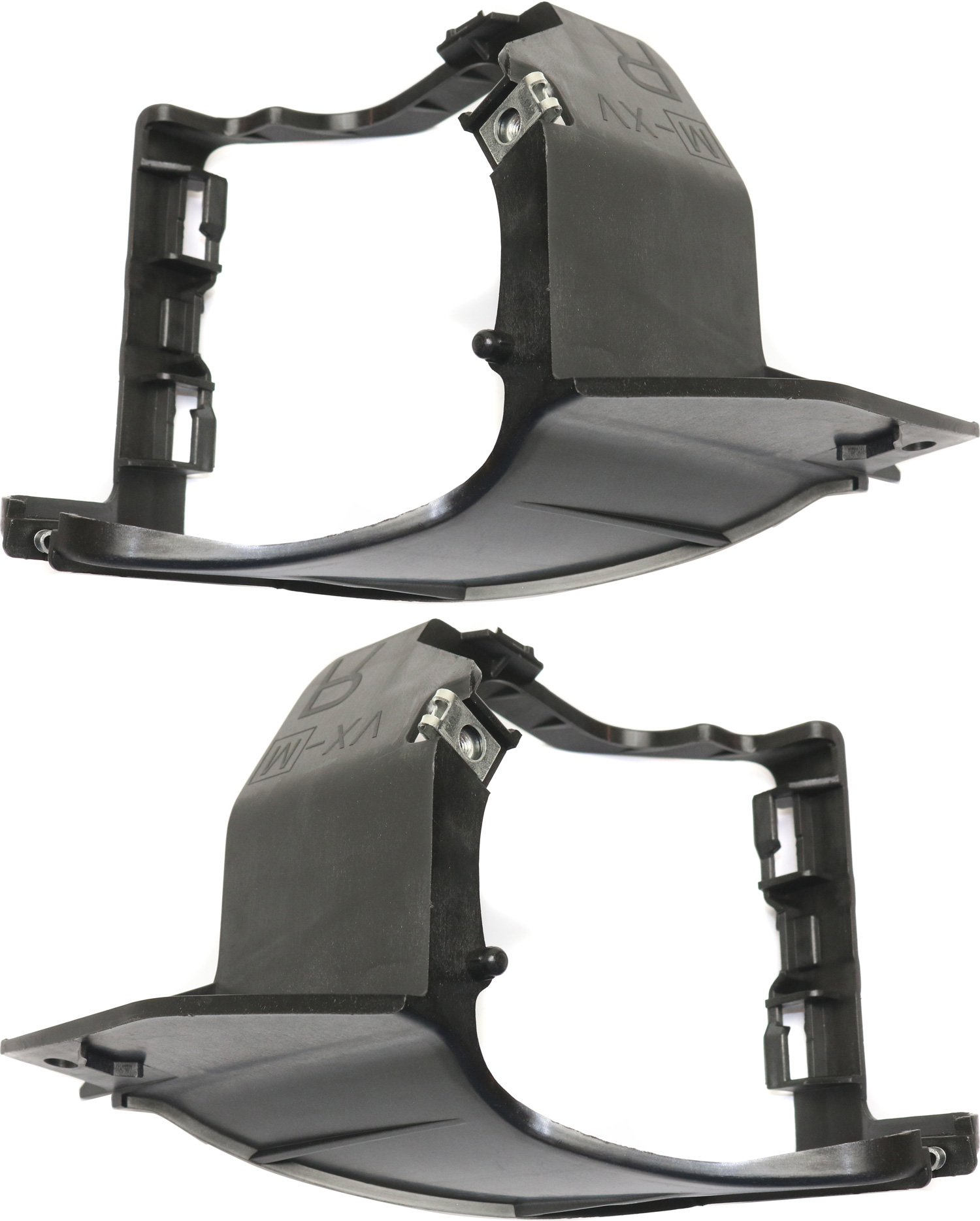 AM XV CROSSTREK 13-16 FOG LIGHT BRACKET RH and LH Plastic 14-16 Hybrid Model SKU SET REPS110501 Partslink SU2603100 SU2602100 OEM 84927FJ010-84927FJ020