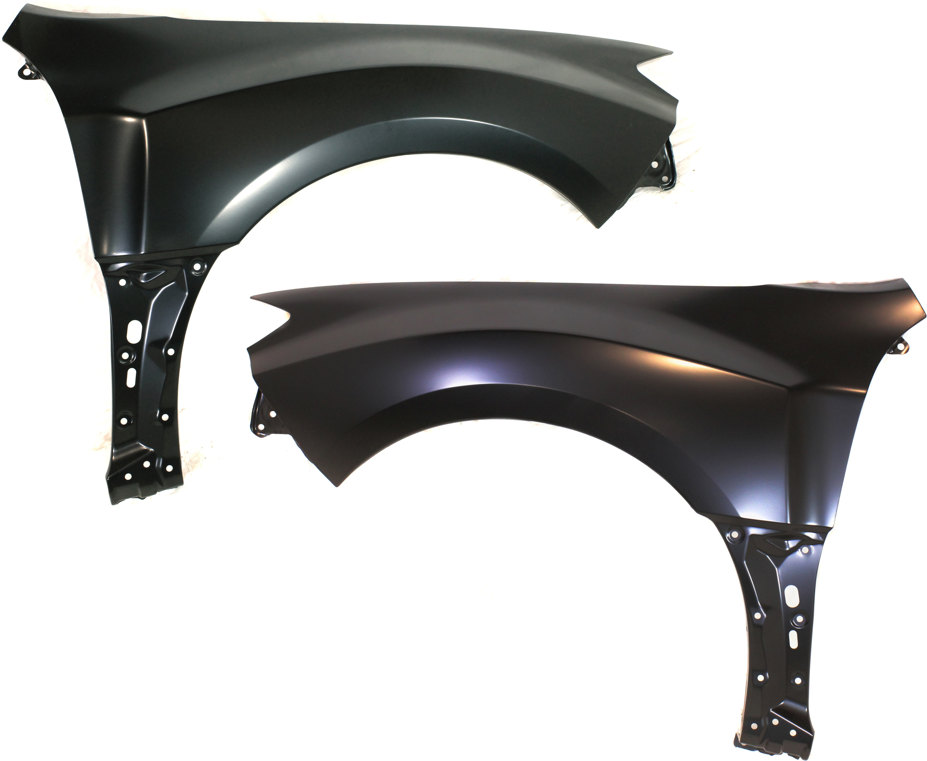 AM IMPREZA 08-14 FRONT FENDER RH AND LH Primed 08-10 STI WRX Models Sedan Wagon SKU SET REPS220115 Partslink SU1240135 SU1241135 OEM 57120FG0409P 57120FG0509P