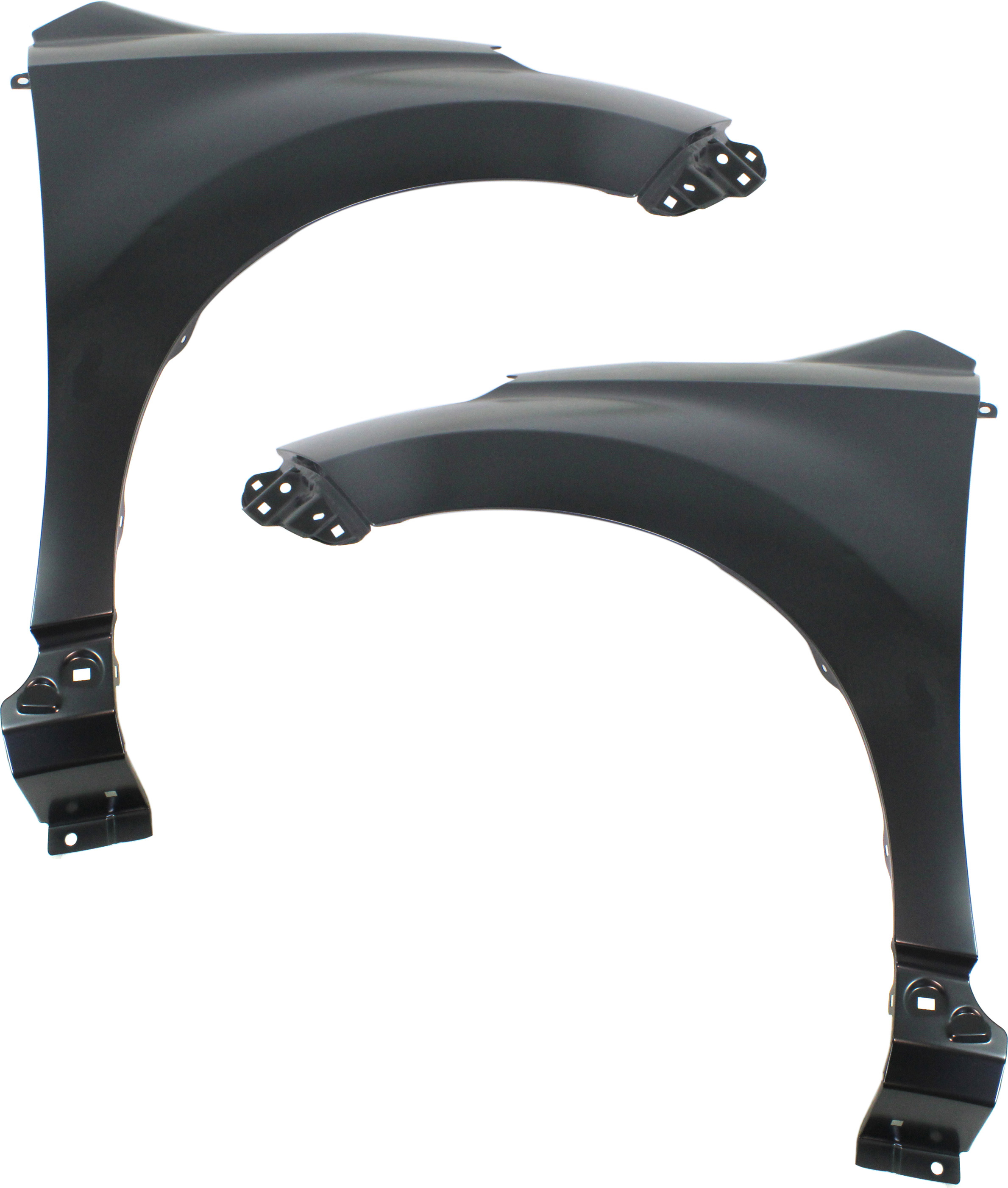 AM XD 08-14 FRONT FENDER RH AND LH Primed Steel w o Signal Light Hole SKU SET REPS220147 Partslink SC1241107 SC1240107 OEM 5380152090-5380252090