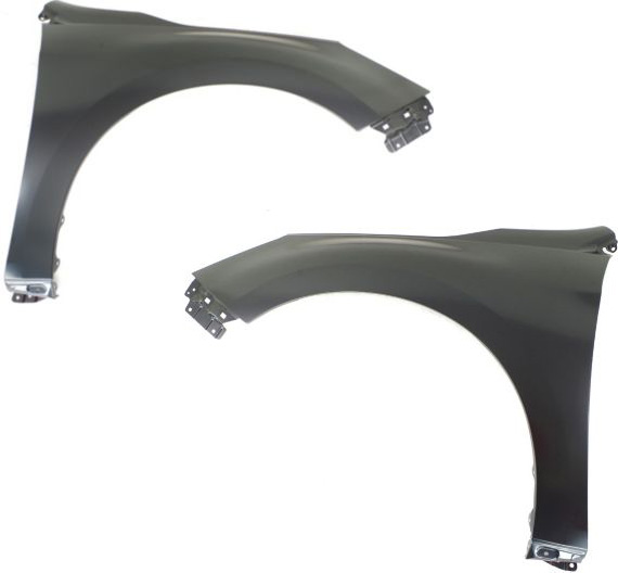 AM LEGACY 15-19 FRONT FENDER RH AND LH Primed Steel w o Molding Hole SKU SET REPS220161 Partslink SU1241140 SU1240140 OEM 57120AL00A9P 57120AL01A9P