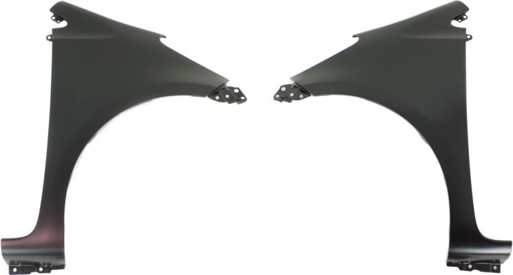 AM iQ 12-15 FRONT FENDER RH AND LH Primed Steel CAPA SKU SET REPS220165Q Partslink SC1240106C SC1241106C OEM 53-801-740-205-380-200-000