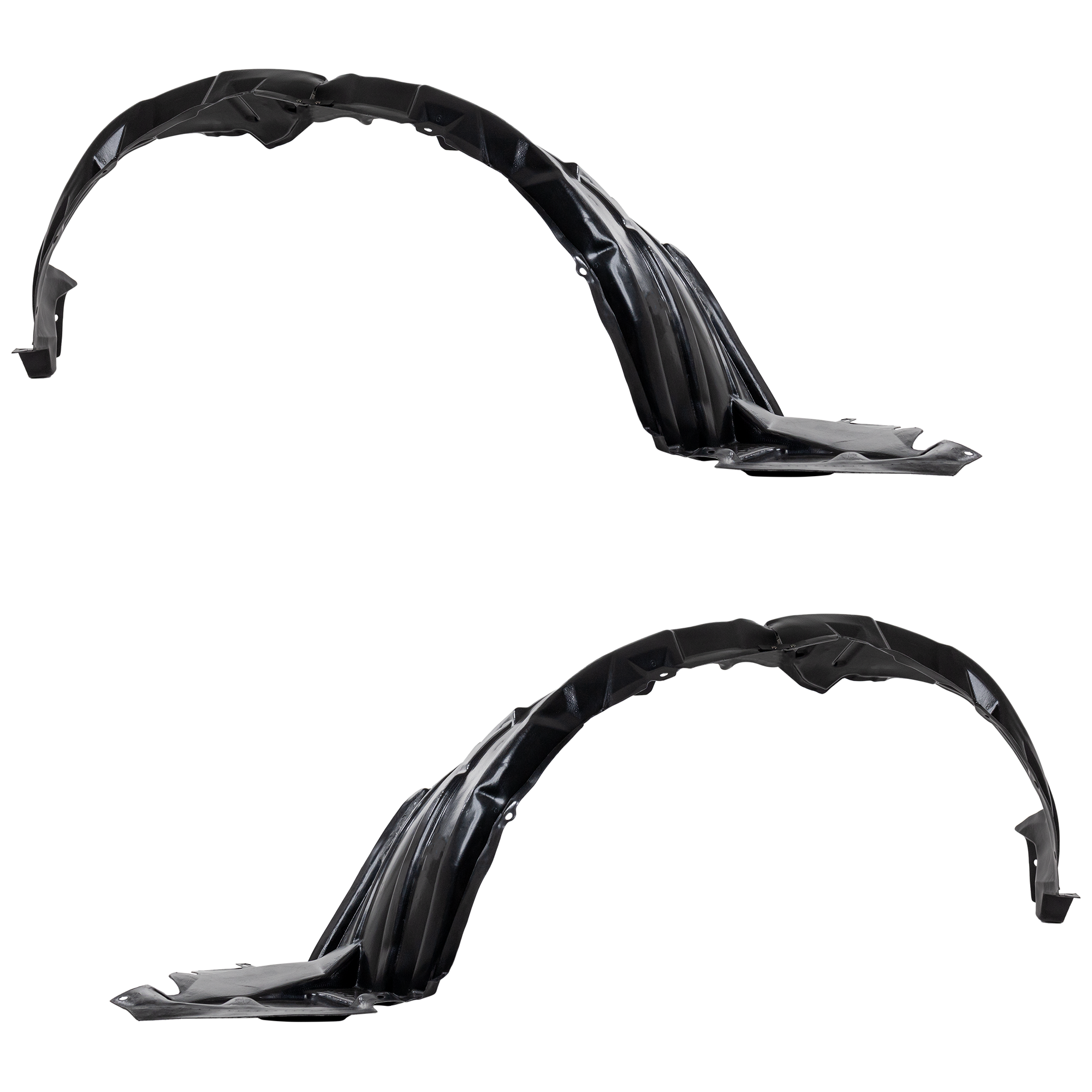 AM XB 11-15 FRONT FENDER LINER RH AND LH Plastic Vacuum Form CAPA SKU SET REPS222167Q Partslink SC1249109C SC1248109C OEM 5387512530-5387612510
