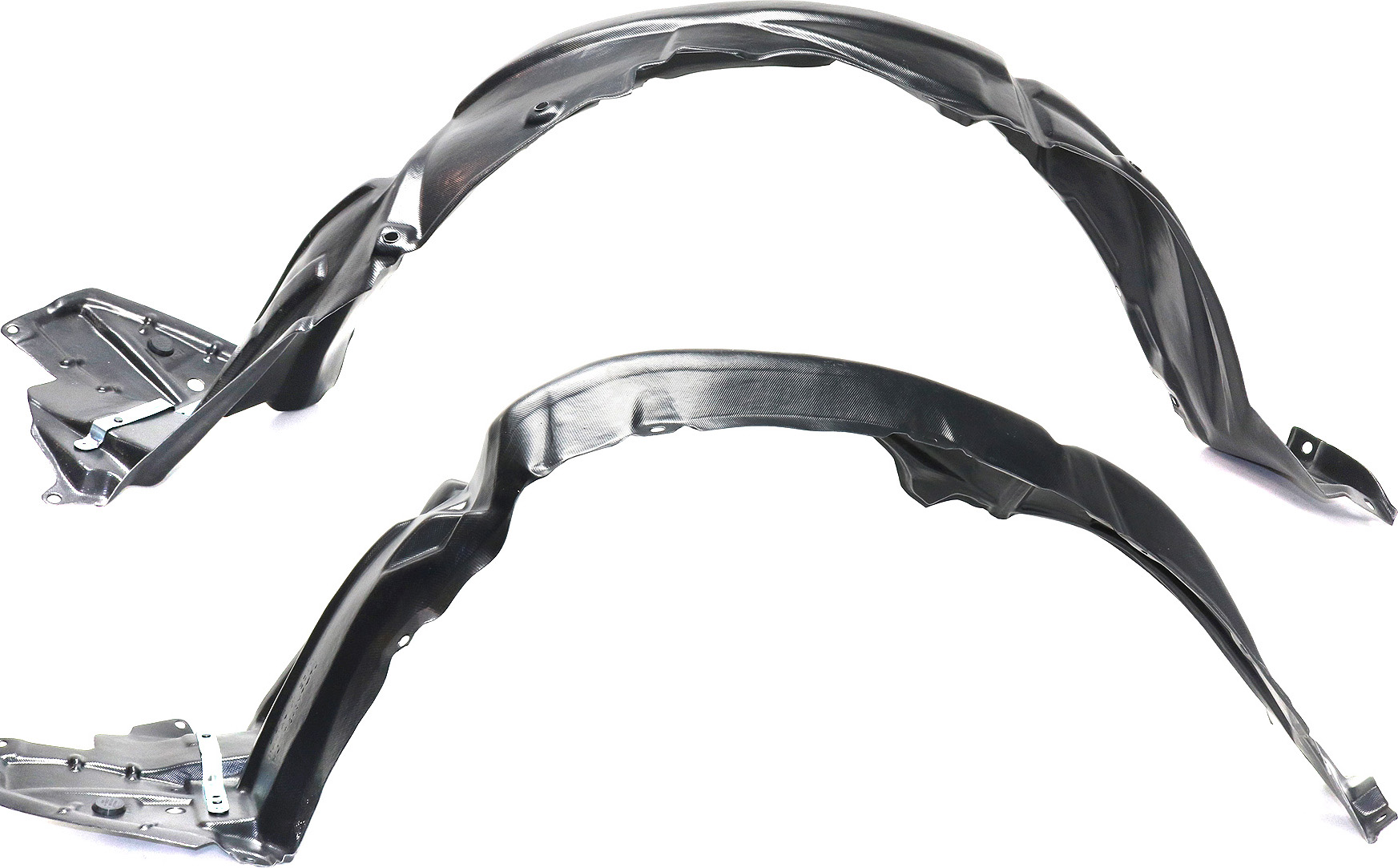 AM TC 14-16 FRONT FENDER LINER RH AND LH w Extension Sheet SKU SET REPS222187 Partslink SC1249111 SC1248111 OEM 5387521110-5387621110