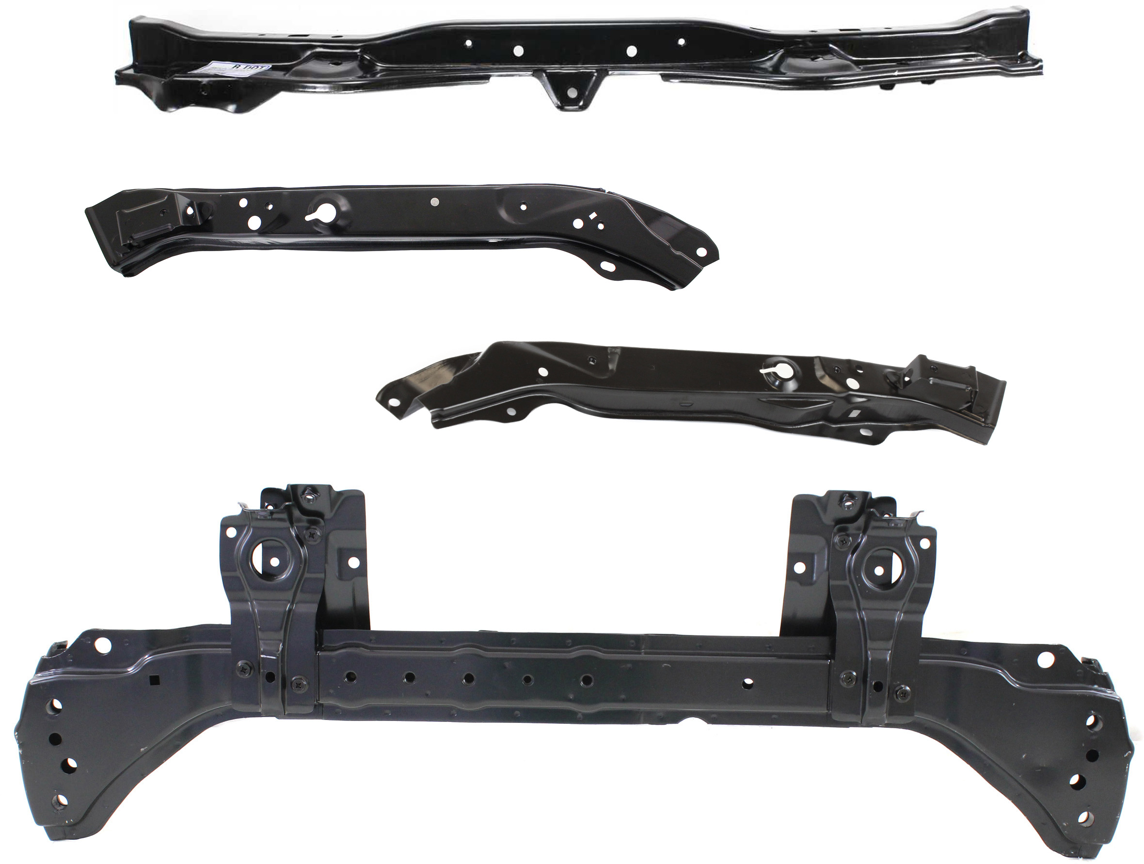AM SX4-10-13 RADIATOR SUPPORT Upper and Lower Set of 4 Tie Bar SKU SET REPS250101-4 Partslink SZ1225149 SZ1225152 SZ1225153 SZ1225155 OEM 5823079J00-5825080J10-5826080J