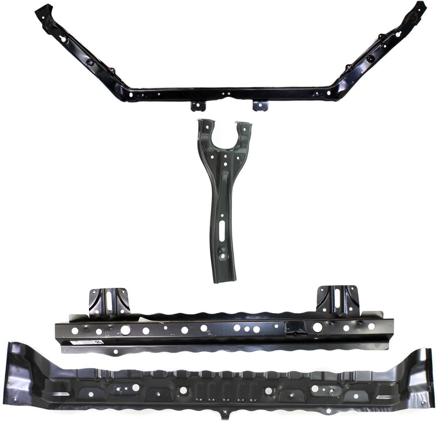 AM IMPREZA 08-11 RADIATOR SUPPORT Set of 4 Sedan Wagon SKU SET REPS250305-4 Partslink SU1225132 SU1225133 SU1225134 SU1234103 OEM 51231AG0009P 53029FG0009P 5302