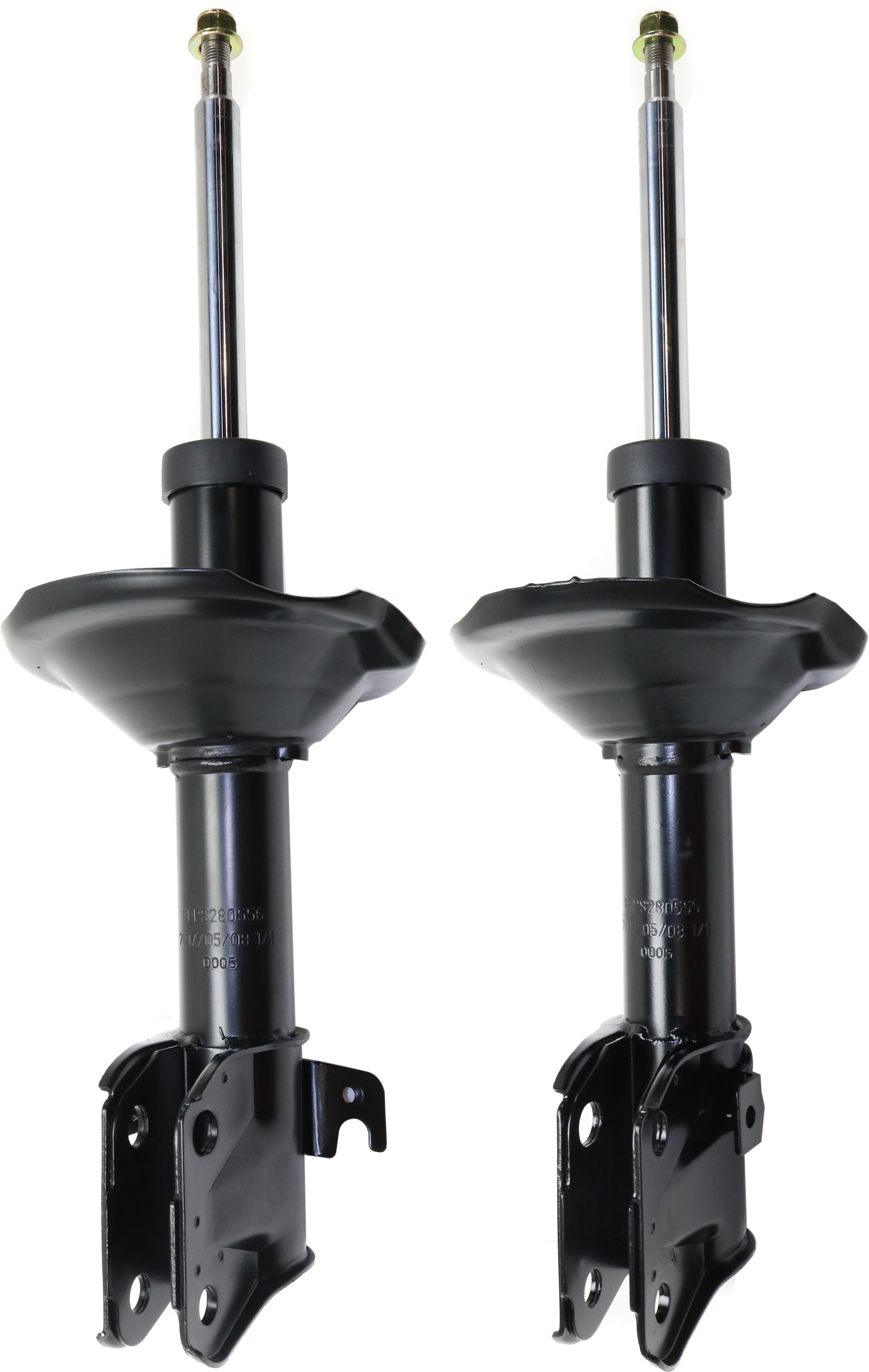 AM IMPREZA 02-03 FRONT BARE STRUT RH AND LH Gas Charged Twin tube Sedan Set of 2 SKU SET REPS280555 OEM 72158 G56803