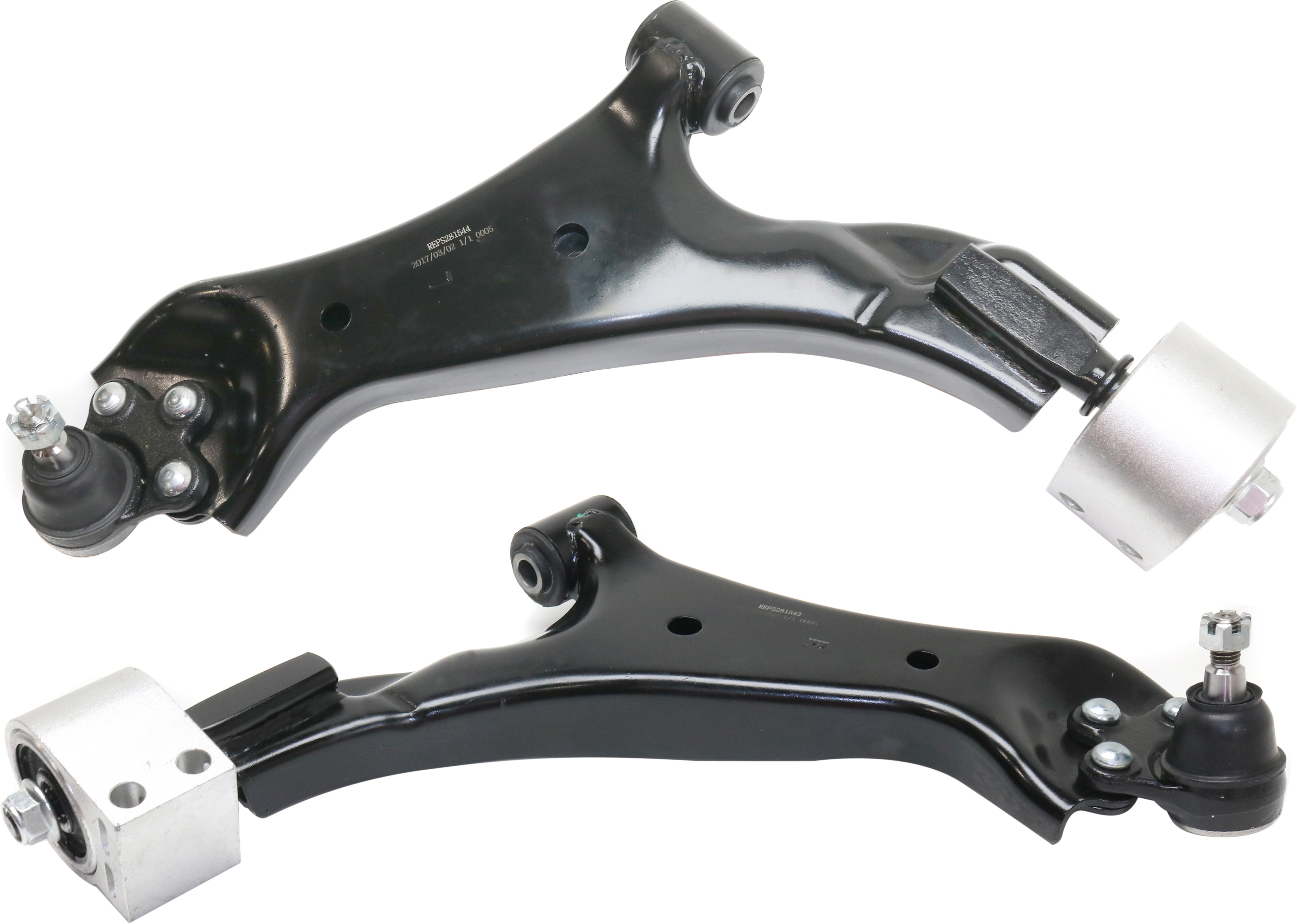 AM XL 7-07-09 VUE 08-10 FRONT CONTROL ARM RH AND LH Lower SKU SET REPS281543 OEM 25848406-25851970-25848405-258