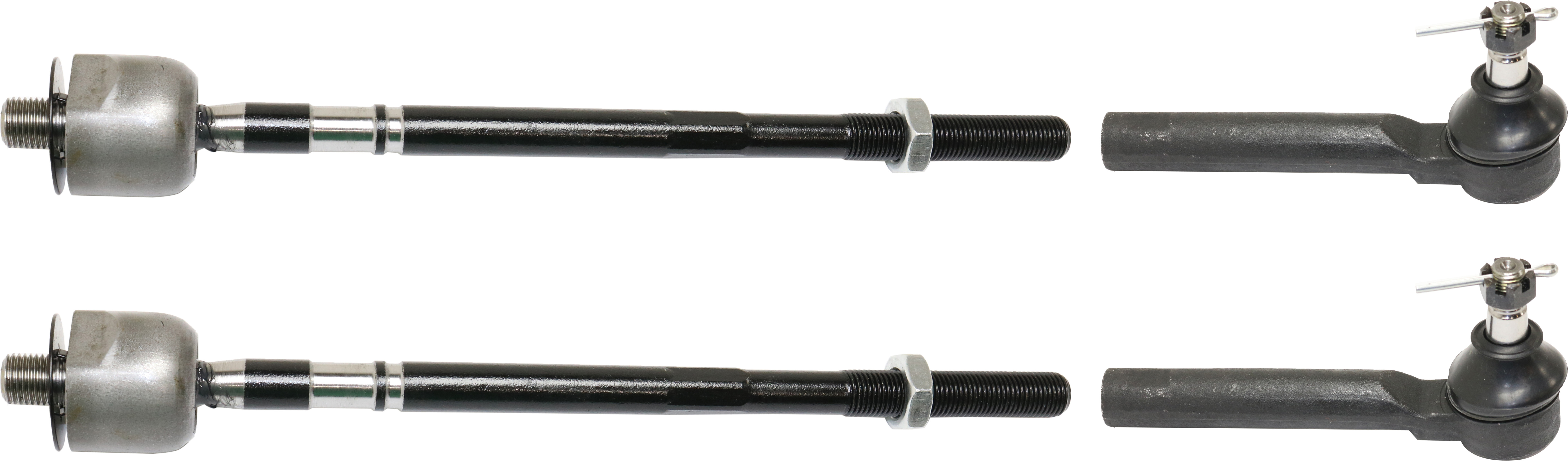 AM BAJA 03-06 LEGACY 98-04 OUTBACK 00-04 FRONT TIE ROD END RH AND LH Inner and Outer SKU SET REPS282108-4 OEM 1014585-2693389-4012052-34141A