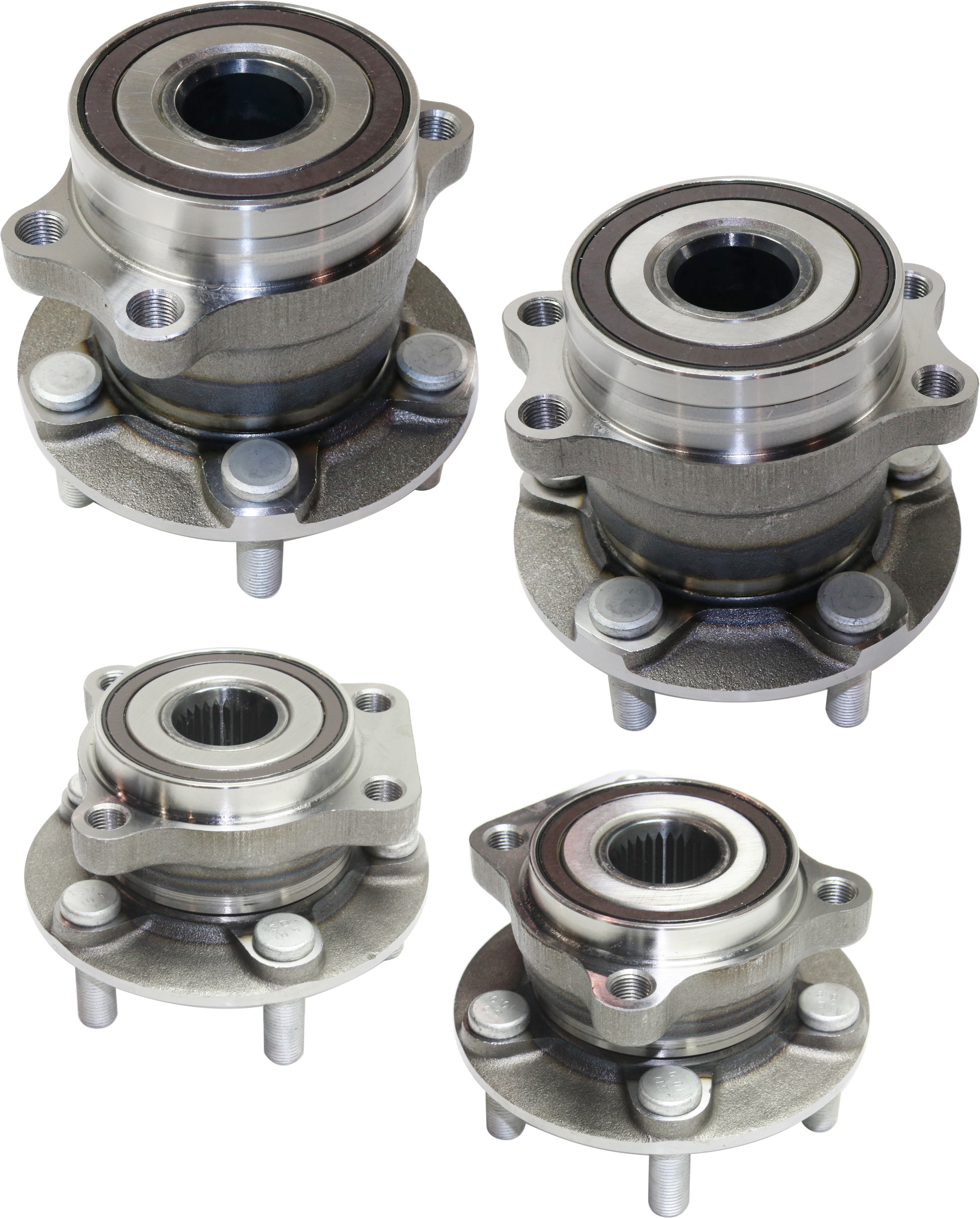 AM IMPREZA 12-14 FRONT AND REAR HUB ASSEMBLY RH AND LH 5 Studs 5 x 3.94 in. Bolt Pattern SKU SET REPS283714-4 B OEM 28373FG000-28473FJ020