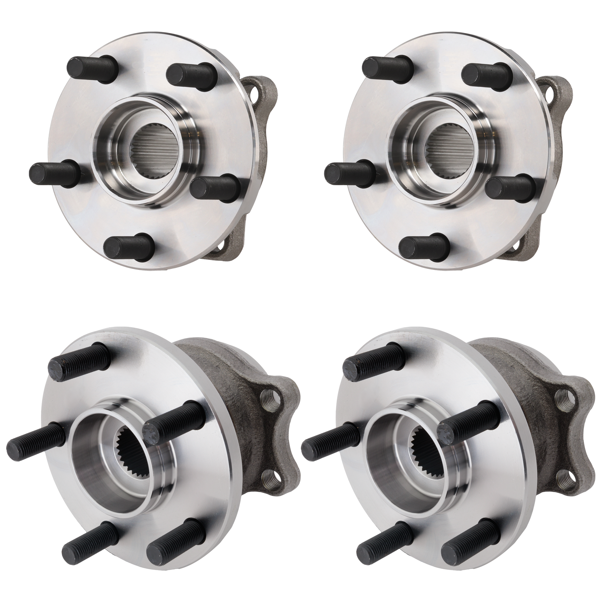 AM LEGACY OUTBACK 05-09 FRONT AND REAR HUB ASSEMBLY RH AND LH 5 Studs SKU SET REPS285901 OEM 28373FG000