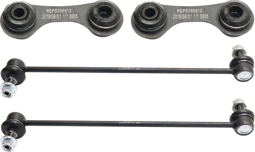 AM 9-3-03-11-9-3X 10-11 FRONT AND REAR SWAY BAR LINK RH AND LH Set of 4 SKU SET REPS286811-4 OEM 350-603-101-635-826-000-000-000-000