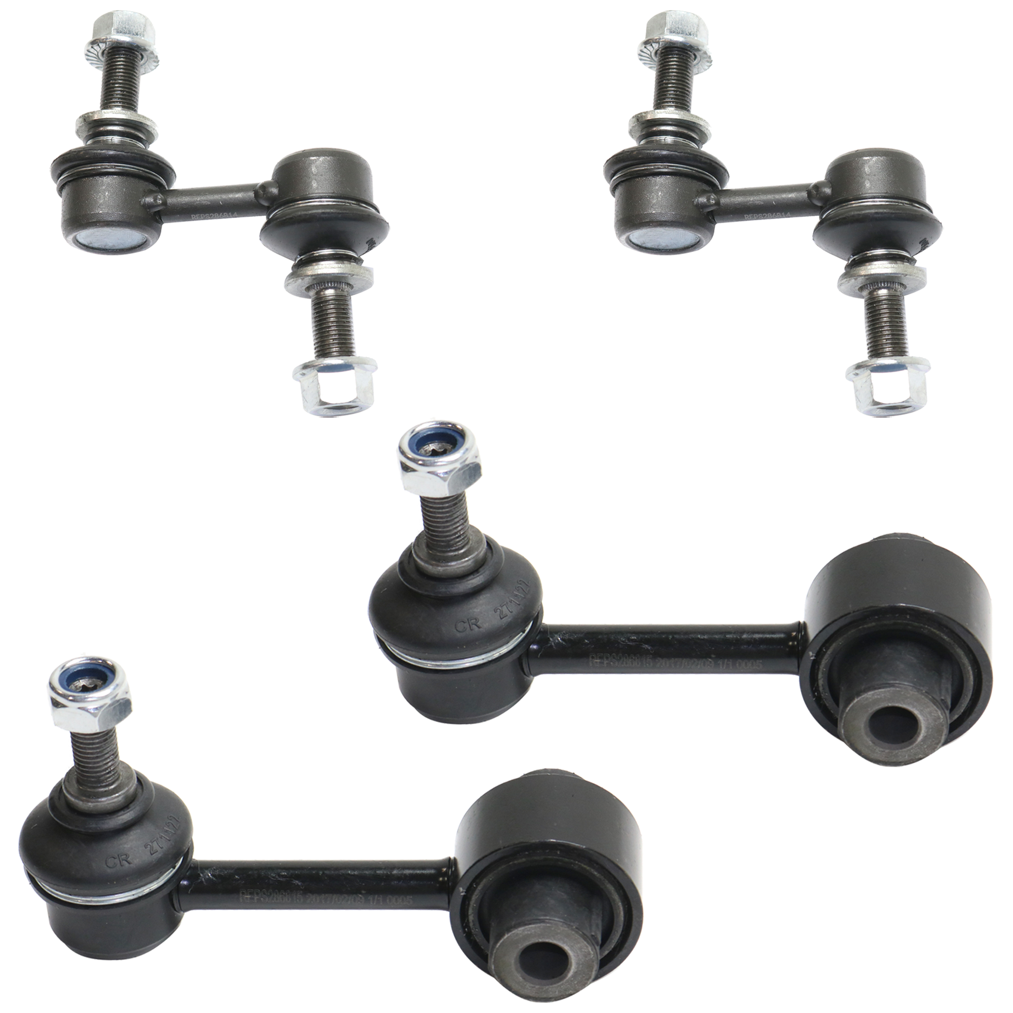 AM LEGACY 10-14 FRONT AND REAR SWAY BAR LINK RH AND LH SKU SET REPS286814 OEM 1018333-45G20781-5451803-60647