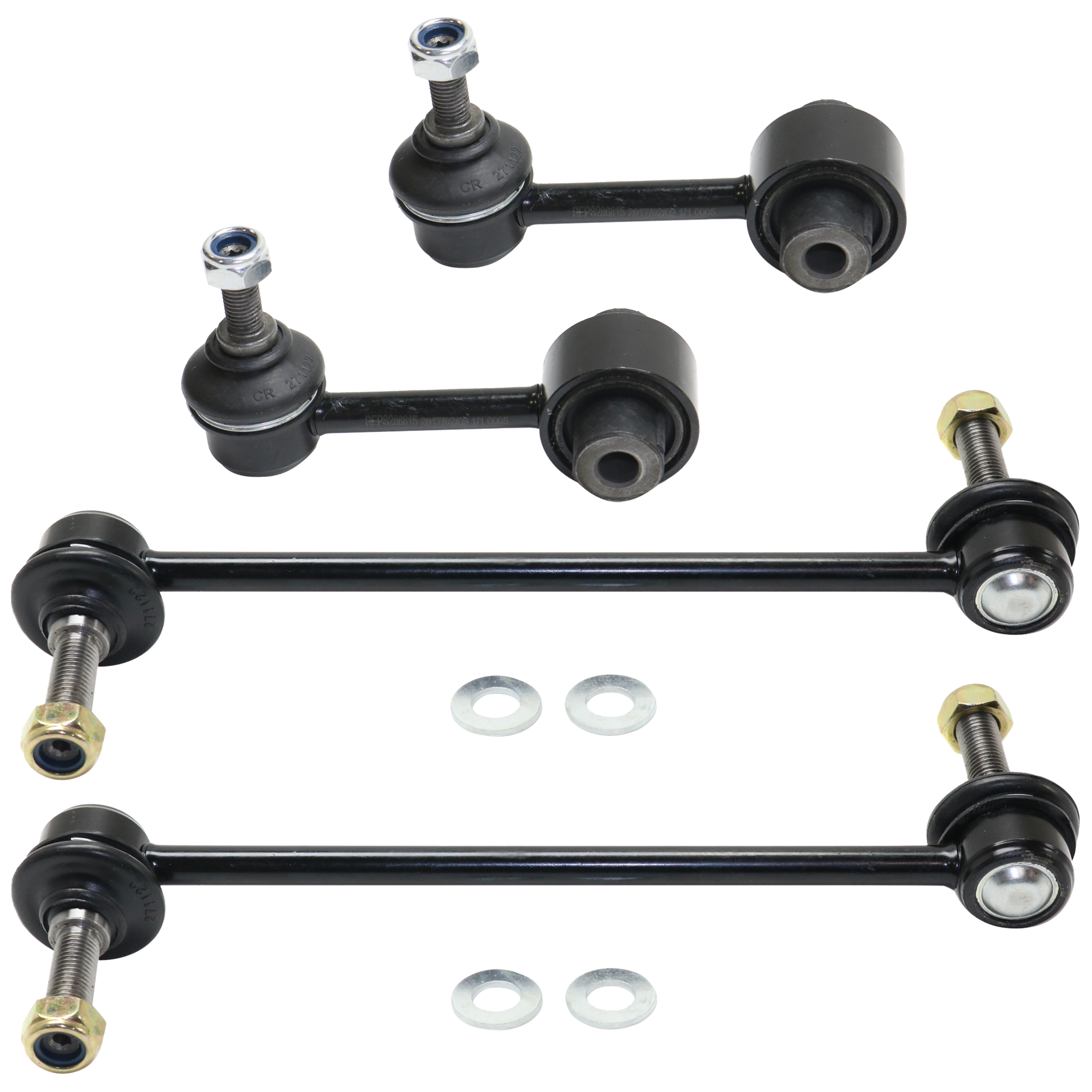 AM BRZ 13-19 FR S 13-16 FRONT AND REAR SWAY BAR LINK RH AND LH SKU SET REPS286815 OEM 1018179 SU00300394-20420CA000