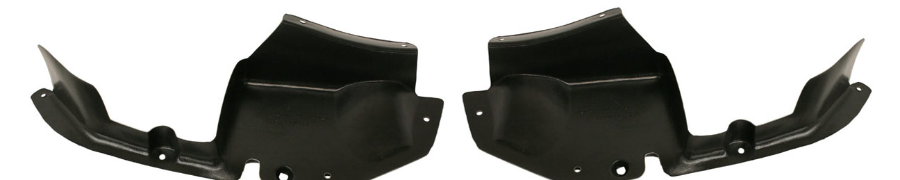 AM VUE 02-07 TORRENT 06-09 FRONT FENDER LINER RH and LH Front Wheelhouse Splash Shield SKU SET REPS310102 Partslink GM1251140 GM1250140 OEM 22624532-22624531