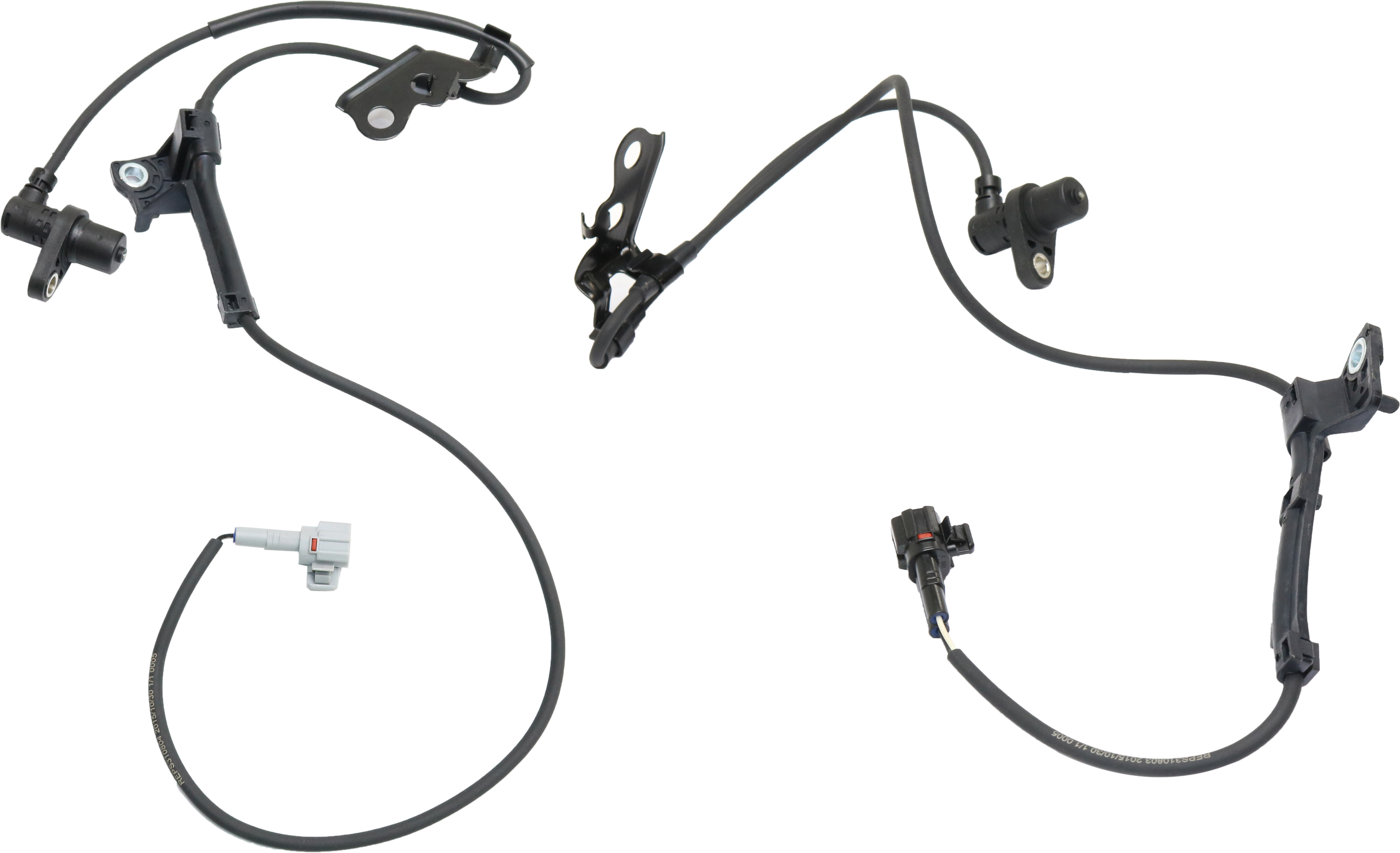 AM TC 05-10 FRONT ABS SPEED SENSOR RH AND LH 2 Male Blade Terminals Wheel Mounted SKU SET REPS310803 OEM 71155-531387-725949-844431-895