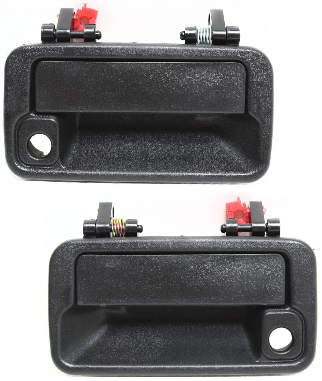 AM TRACKER 89-97 SUNRUNNER 94-97 FRONT EXTERIOR DOOR HANDLE RH Textured Black 2 Door SKU SET REPS462123 Partslink SZ1311101 SZ1310101 OEM 8281060A005PK 8282060A005PK