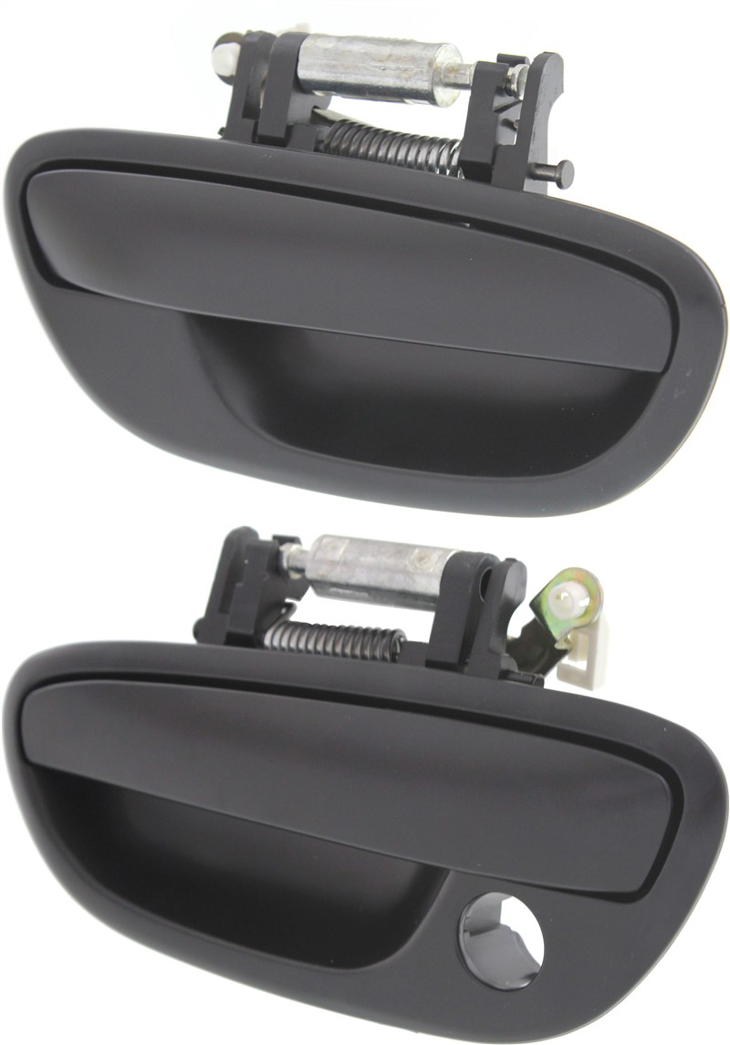 AM LEGACY OUTBACK 05-09 FRONT EXTERIOR DOOR HANDLE RH AND LH Primed Black w o Keyhole SKU SET REPS462177 OEM 61021AG02ANN 61021AG03ANN PFM