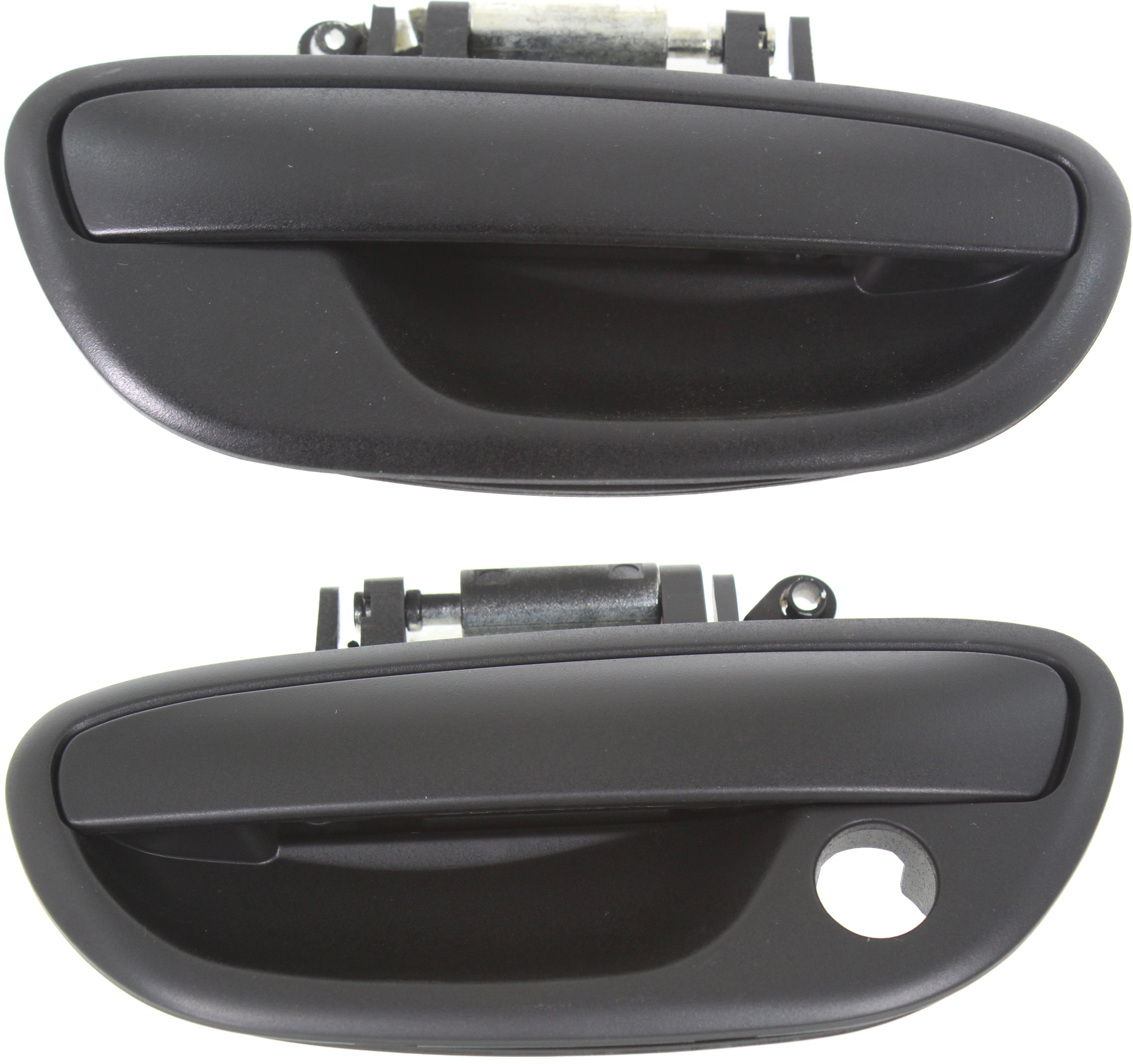 AM LEGACY OUTBACK 05-09 FRONT EXTERIOR DOOR HANDLE RH AND LH Textured Black w o Keyhole SKU SET REPS462181 OEM 61021AG02ANN 61021AG03ANN