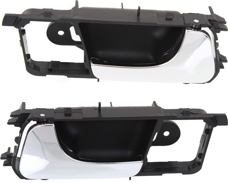 AM FORENZA 04-08 INTERIOR FRONT DOOR HANDLE RH AND LH Chrome Lever+Black Housing Plastic Sedan SKU SET REPS462329 OEM 96548064-8310185Z10-96548063-8