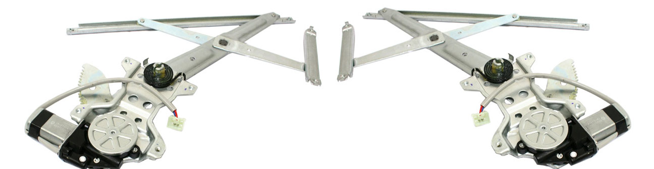 AM XB 04-06 FRONT WINDOW REGULATOR RH AND LH Power w Motor SKU SET REPS462903 Partslink SC1351100 SC1350100 OEM 6980152030-6980252030
