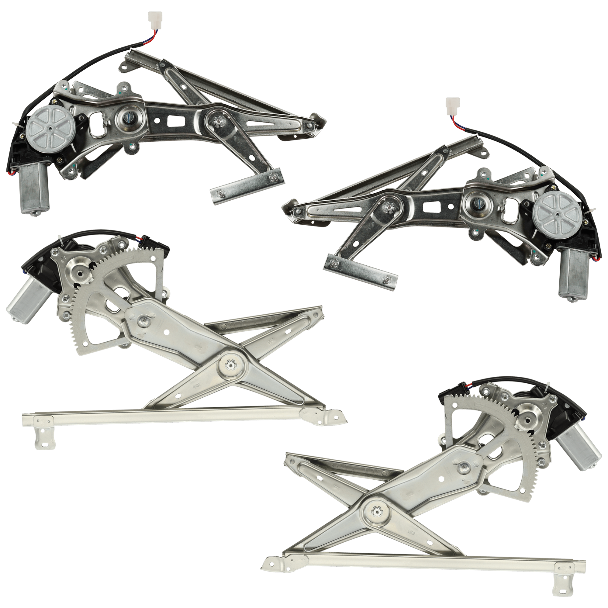 AM LEGACY OUTBACK 05-09 FRONT AND REAR WINDOW REGULATOR RH AND LH Set of 4 SKU SET REPS462917-4 Partslink SU1350116 SU1351116 SU1550108 SU1551108 OEM 61222AG00A PFM 61222AG01A PFM