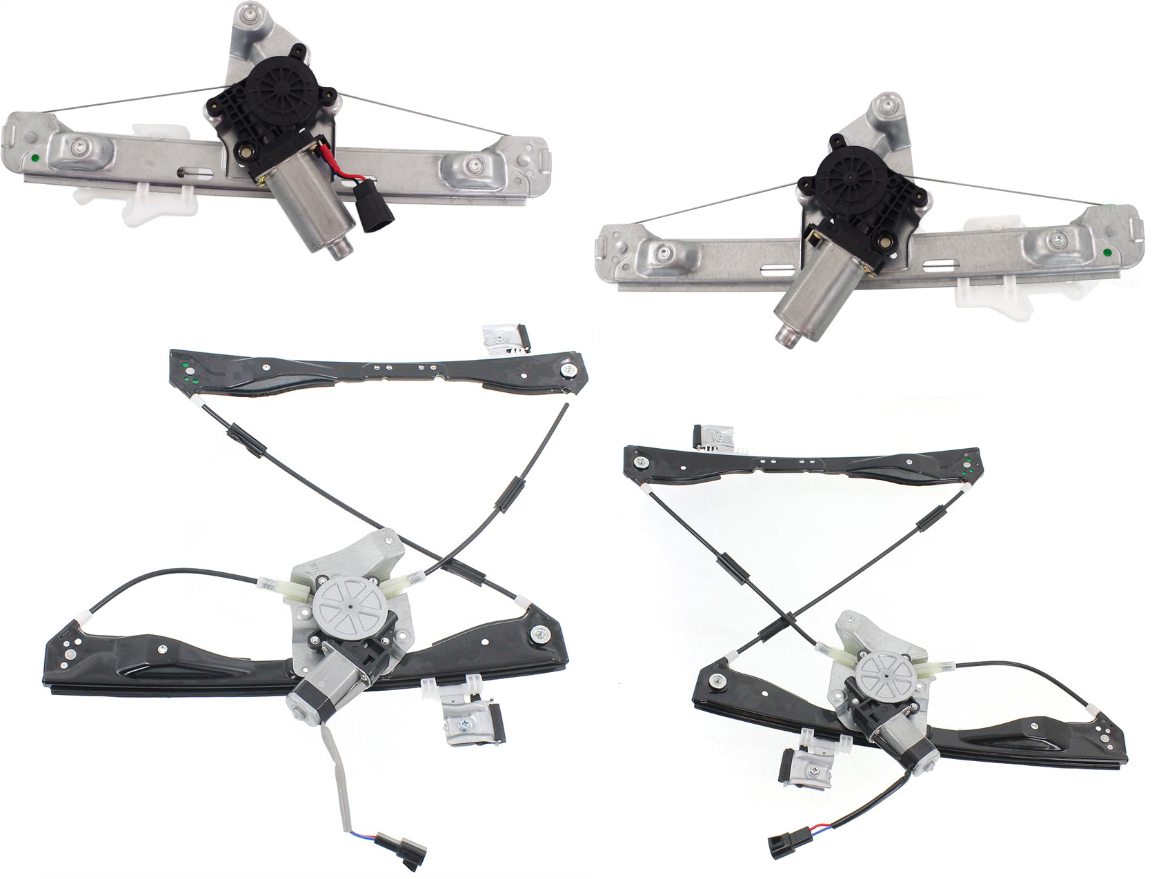 AM MALIBU 08-12 FRONT AND REAR WINDOW REGULATOR RH AND LH Sedan SKU SET REPS462927-4 Partslink GM1350213 GM1351213 GM1550138 GM1551138 OEM 20774634-20774635-25943967-259