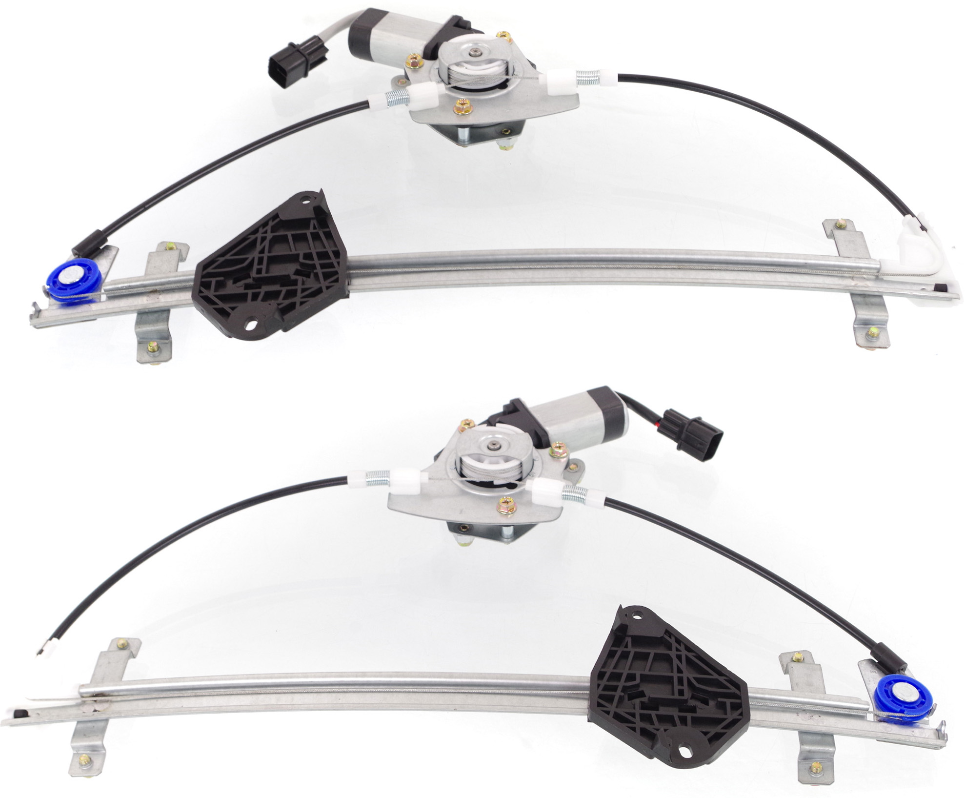 AM IMPREZA 08-11 FRONT WINDOW REGULATOR RH AND LH Power w Motor 2 Pins SKU SET REPS462933 Partslink SU1351103 SU1350103 OEM 61041FG002-61041FG012-61041FG0