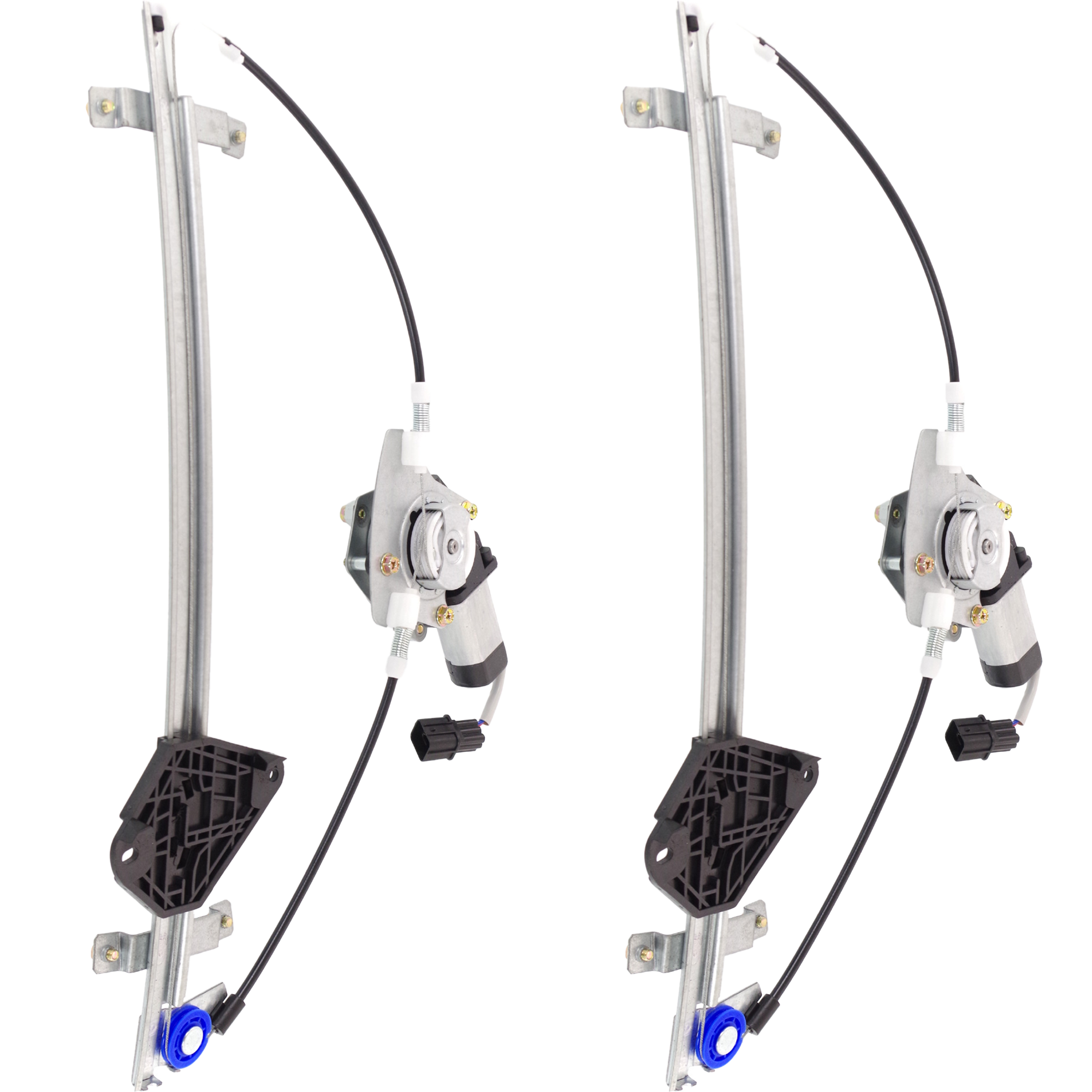 AM LEGACY OUTBACK 10-14 FRONT AND REAR WINDOW REGULATOR LH Power w Motor SKU SET REPS462936-2L Partslink SU1350105 SU1550104 OEM 61041AJ01B 61042AJ01A 61042AL0