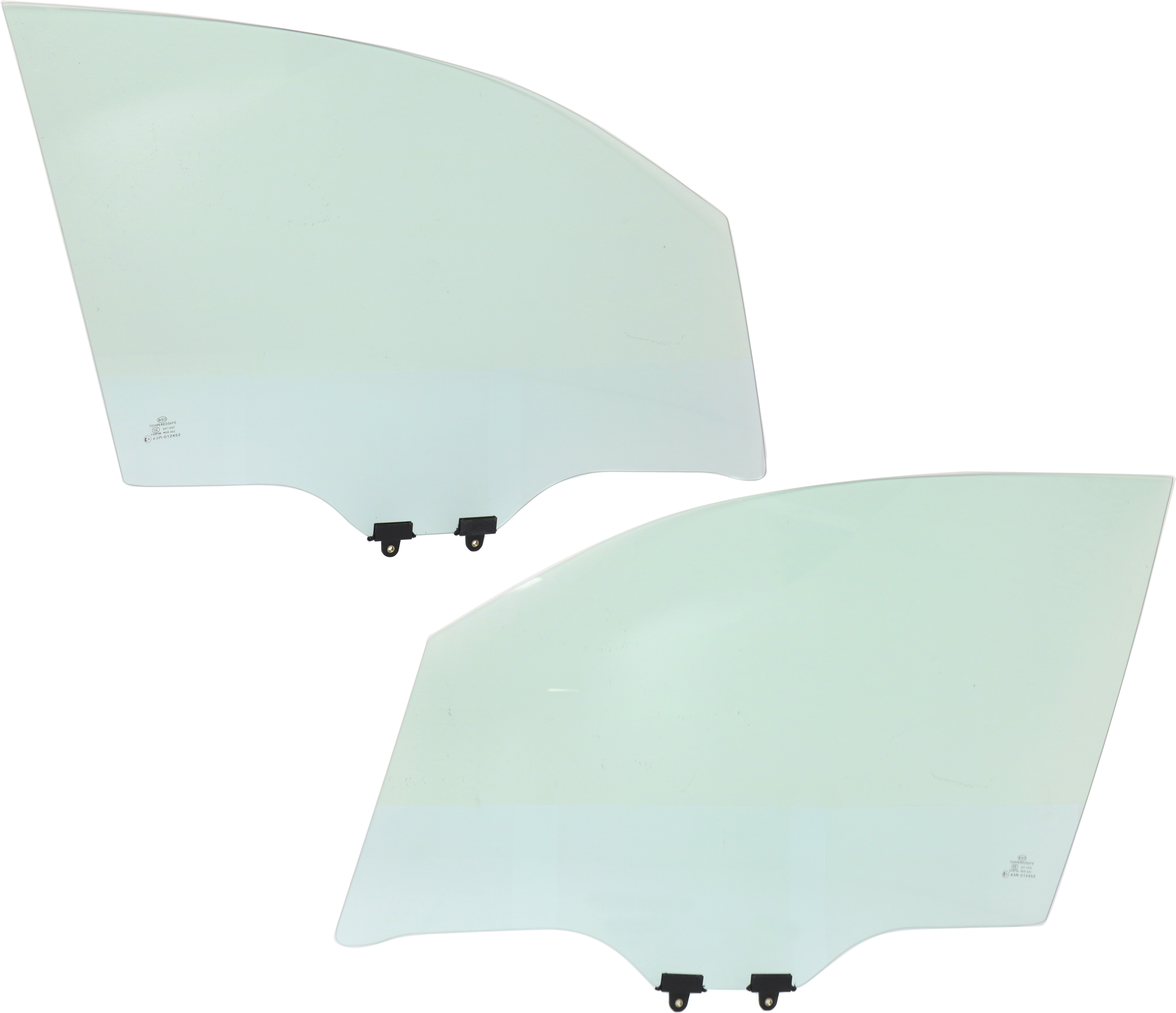 AM FORESTER 14-18 FRONT DOOR GLASS RH AND LH Green Tint SKU SET REPS480103 OEM 61011SG000 FD25856GTYN 61011SG