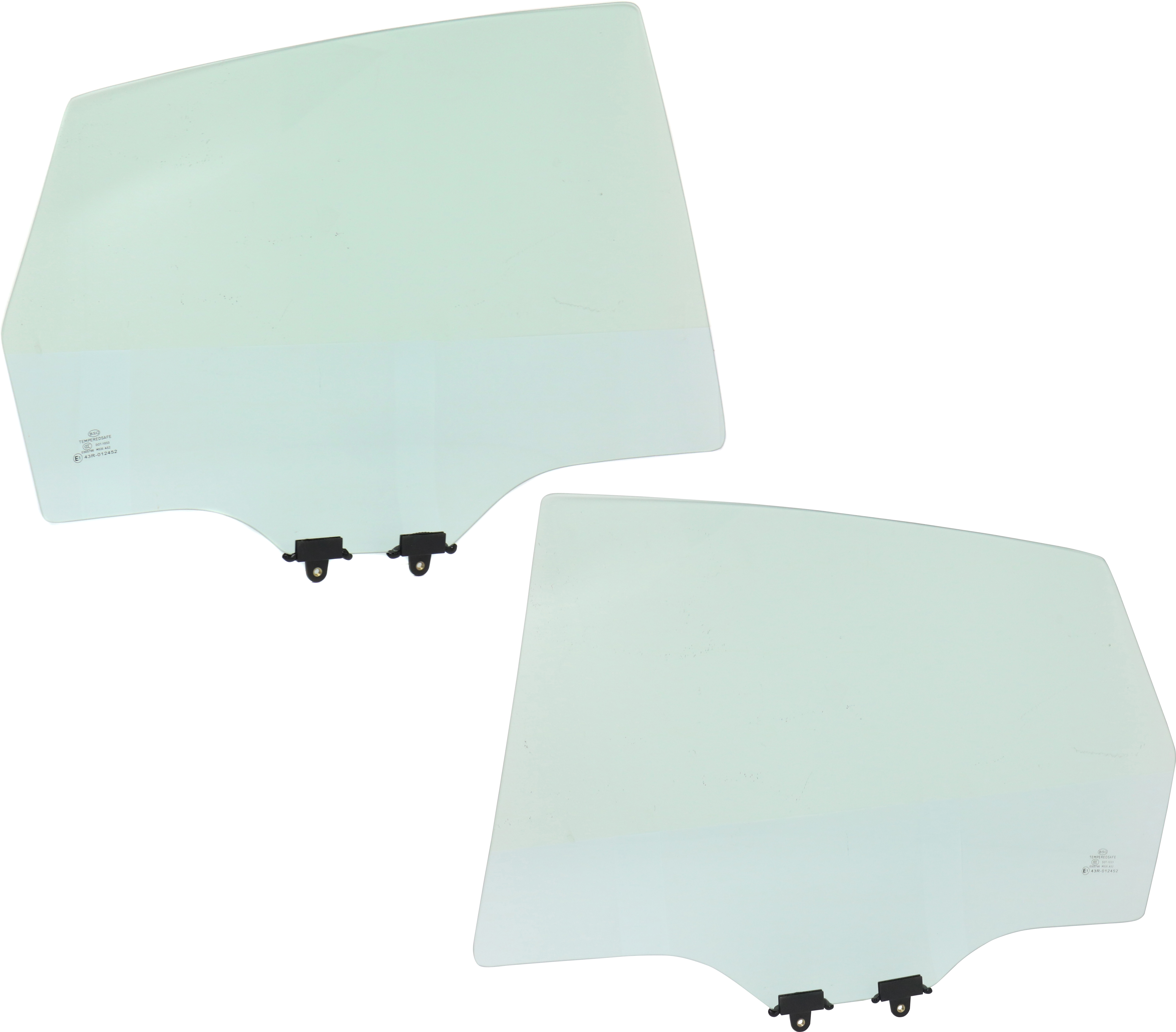 AM IMPREZA 08-14 WRX 13-14 REAR DOOR GLASS RH AND LH Green Tint Sedan Wagon HB SKU SET REPS481301 OEM 62011FG000 FD23605GTYN 62011FG