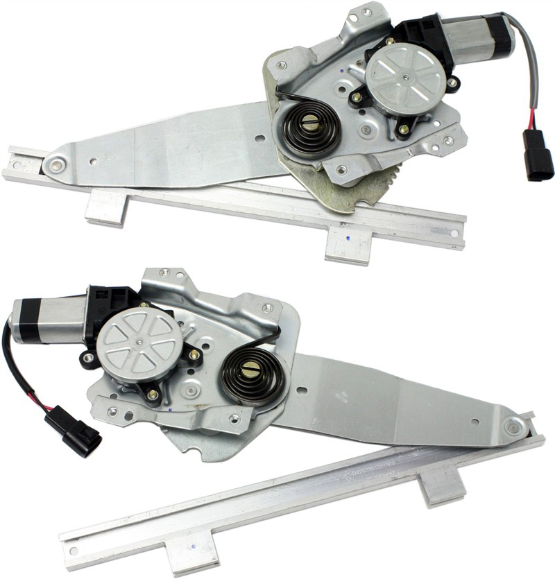 AM SL CLASS 96-02 REAR WINDOW REGULATOR RH AND LH Power With Motor SKU SET REPS491715 Partslink GM1550156 GM1551156 OEM 21171234-21171235