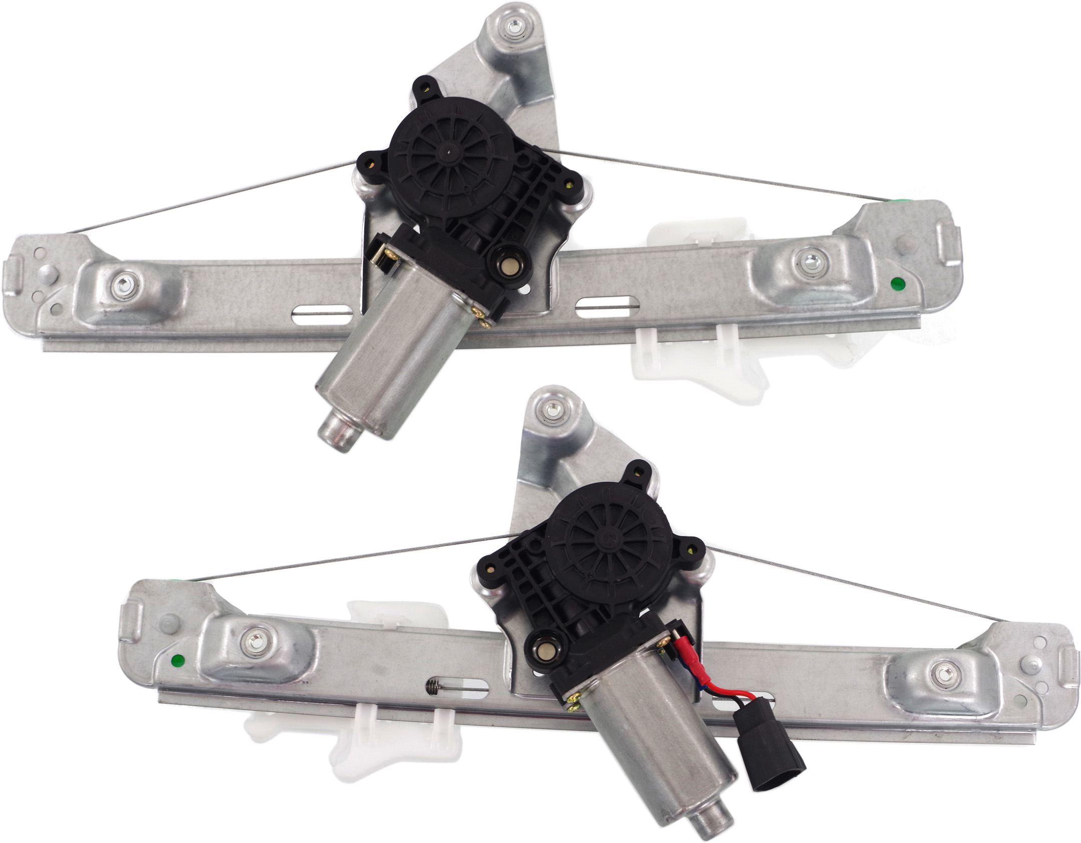 AM AURA 07-09 REAR WINDOW REGULATOR RH and LH Power w Motor 4 Door SKU SET REPS491725 Partslink GM1551138 GM1550138 OEM 20774634-20774635