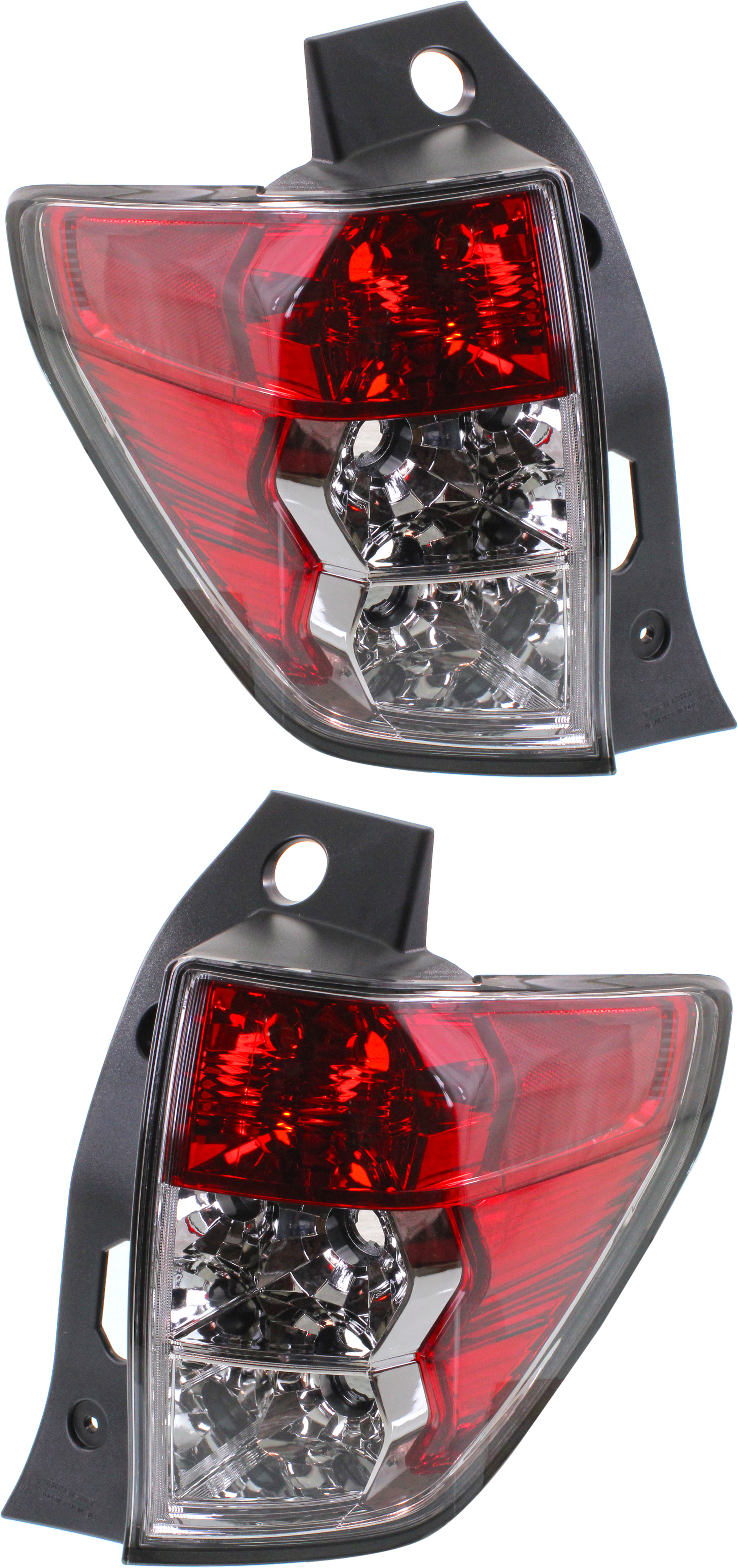 AM FORESTER 09-13 TAIL LAMP RH AND LH Assembly Halogen Set of 2 CAPA SKU SET REPS730121Q Partslink SU2818102C SU2819102C OEM 84912SC121-84912SC131