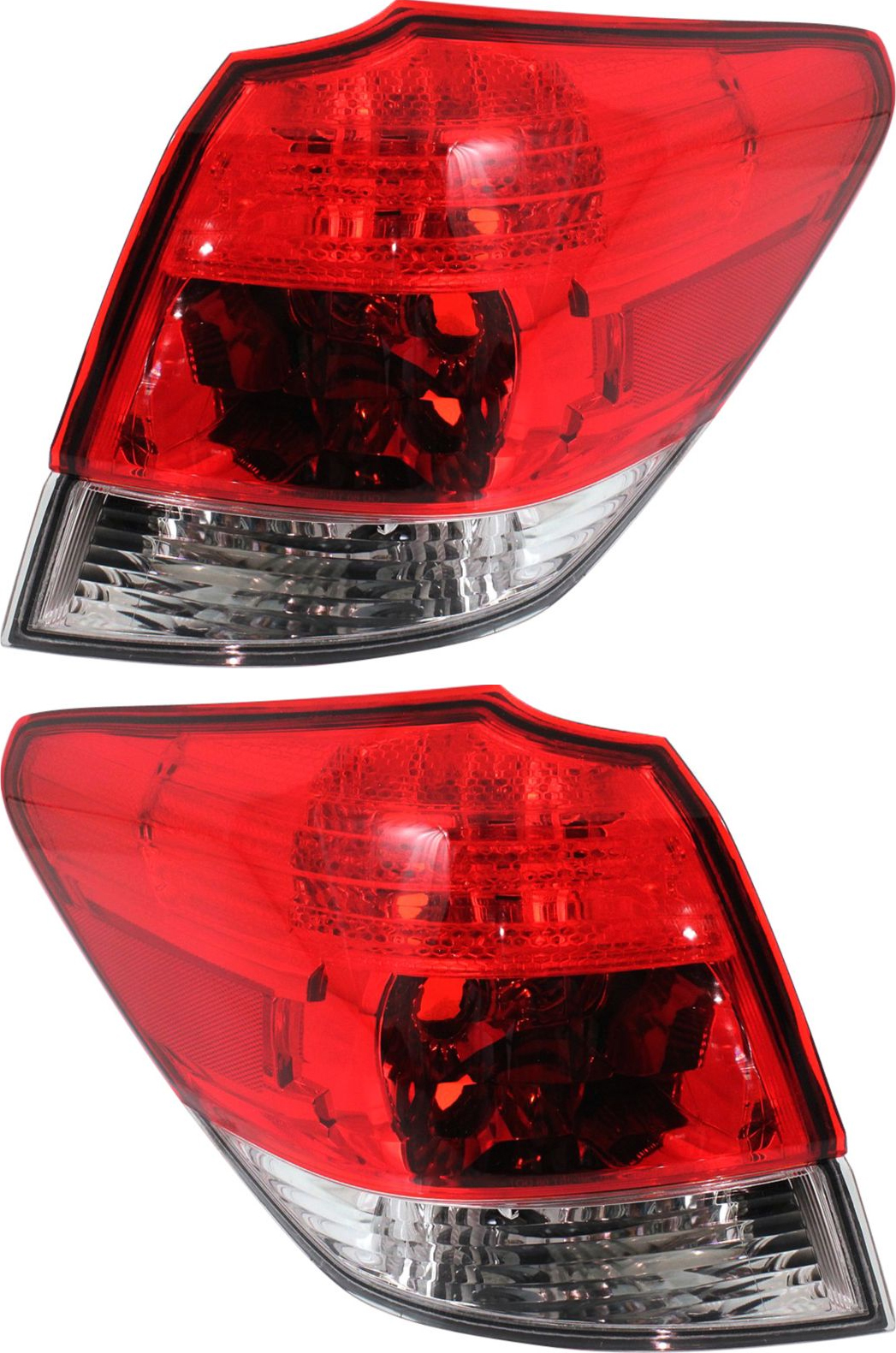 AM OUTBACK 10-14 TAIL LAMP RH AND LH Outer Lens and Housing Halogen SKU SET REPS730195 Partslink SU2805105 SU2804105 OEM 84912AJ09A 84912AJ10A