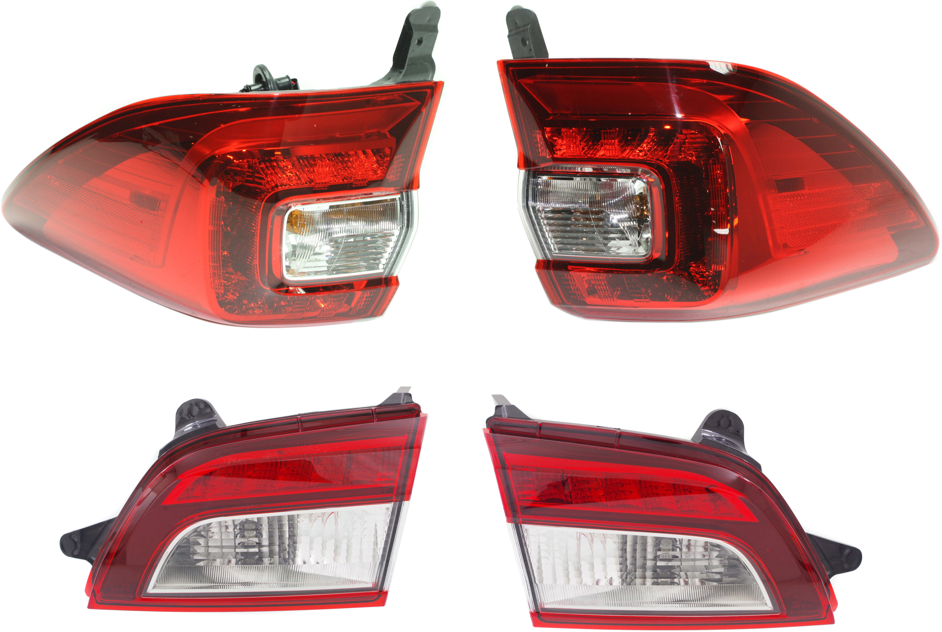AM OUTBACK 15-19 TAIL LAMP RH AND LH Set of 4 Inner and Outer Assembly SKU SET REPS730309-4 OEM 84912AL05A PFM 84912AL06A PFM