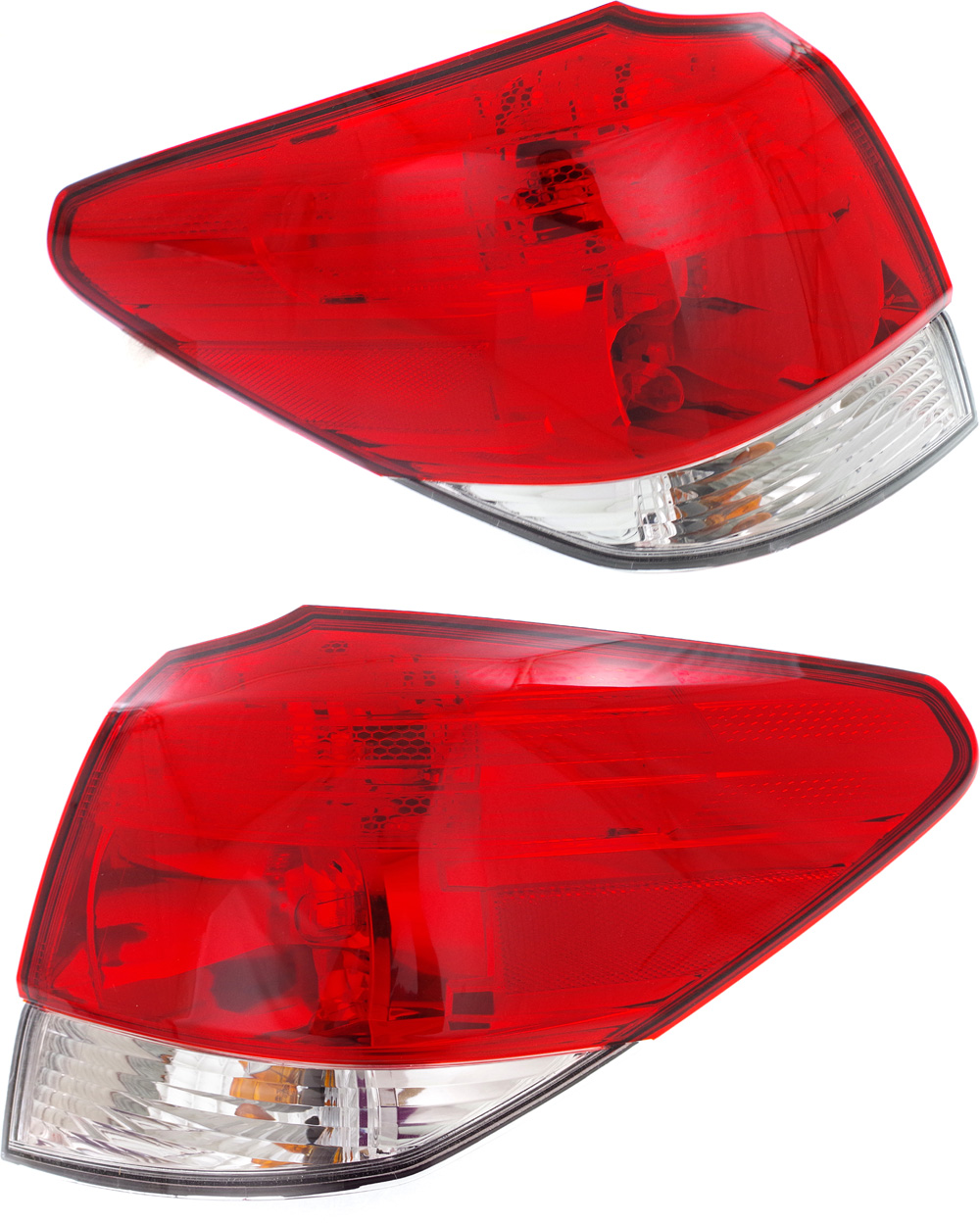 AM OUTBACK 10-14 TAIL LAMP RH AND LH Outer Assembly LED SKU SET REPS730337 OEM 84912AJ09A PFM 84912AJ10A PFM