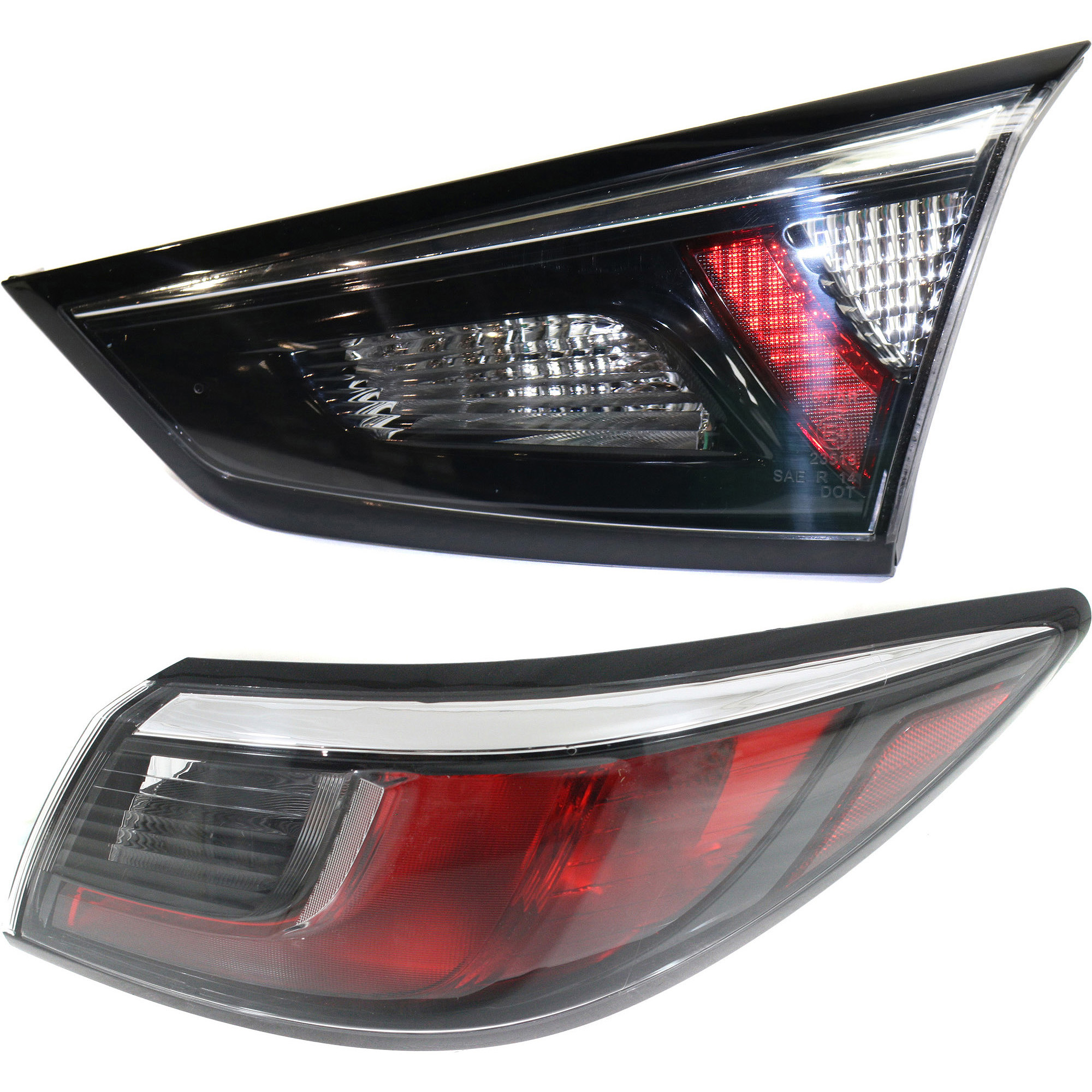 AM IA 16-16 YARIS IA 16-20 TAIL LAMP RH Inner Set of 2 Assembly SKU SET REPS730359 A Partslink TO2803132 TO2805127 OEM 81550WB004-81580WB002