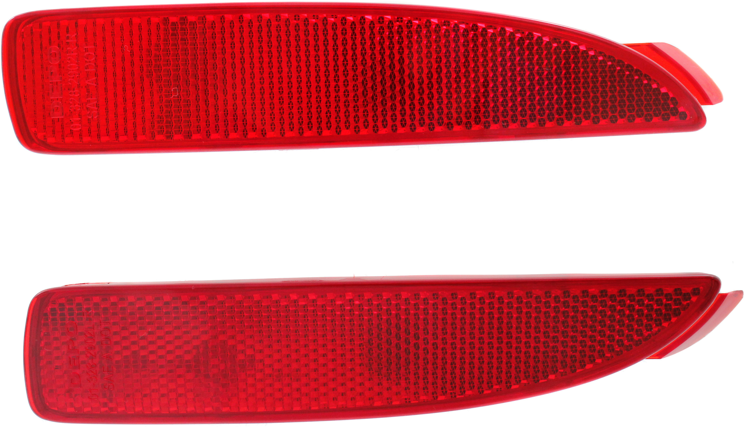 AM SCION IA 16-16 YARIS 16-20 REAR BUMPER REFLECTOR RH AND LH Sedan SKU SET REPS734905 Partslink TO1185109 TO1184109 OEM 52163WB002-52164WB002