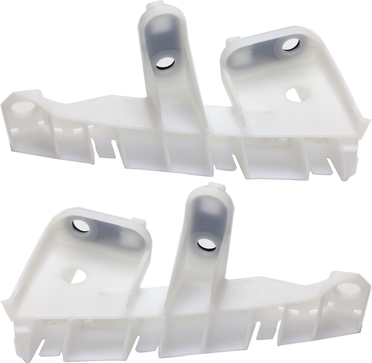 AM IMPREZA 12-16 XV CROSSTREK 13-15 REAR BUMPER BRACKET RH AND LH Upper Plastic Wagon SKU SET REPS762711 Partslink SU1133104 SU1132104 OEM 57707FJ080-57707FJ090