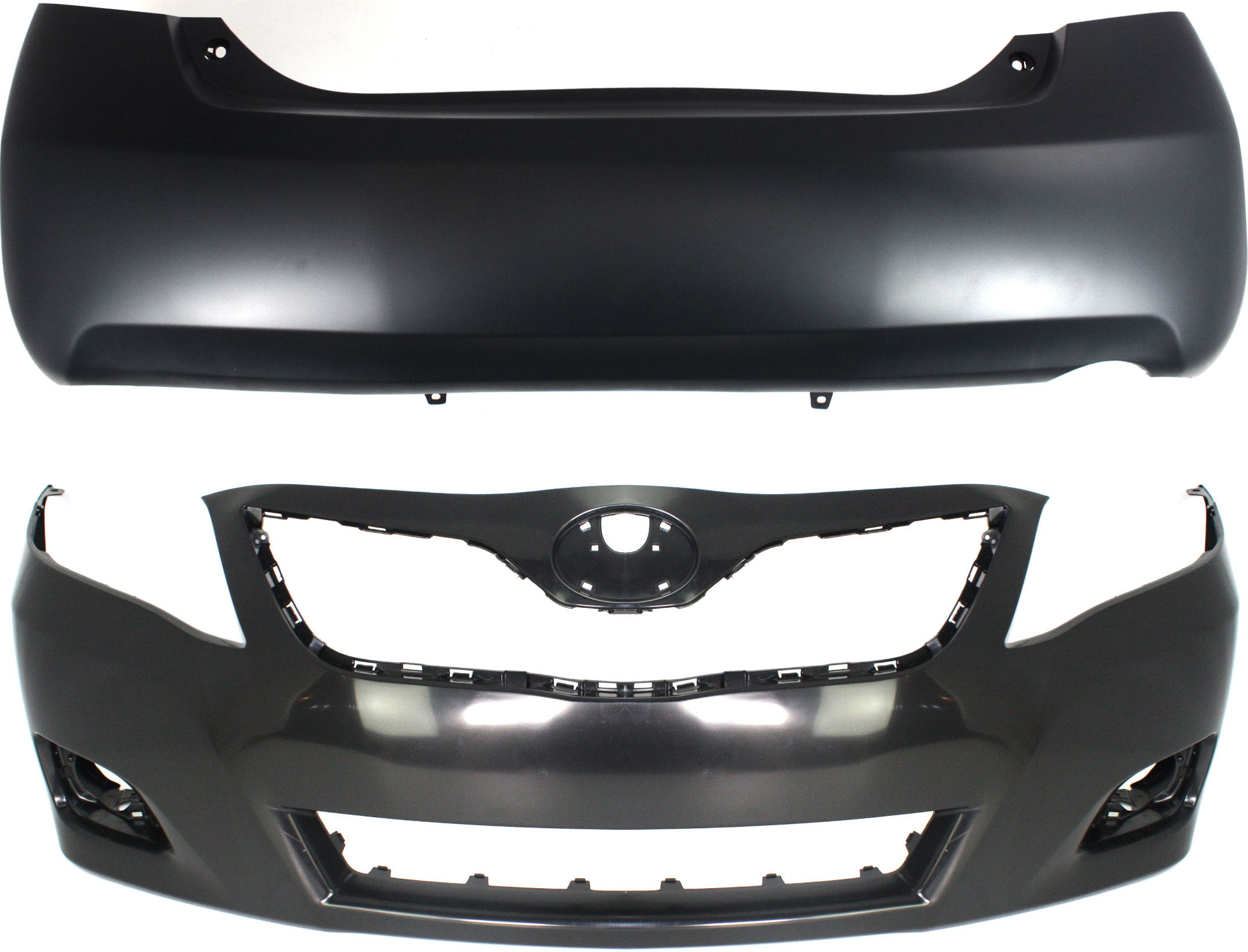 AM RAV4-16-18 FRONT BUMPER COVER Primed SKU SET REPT010307P 2 Partslink TO1000356 TO1100243 TO1100247 OEM 5211906958-5215906950-52159339
