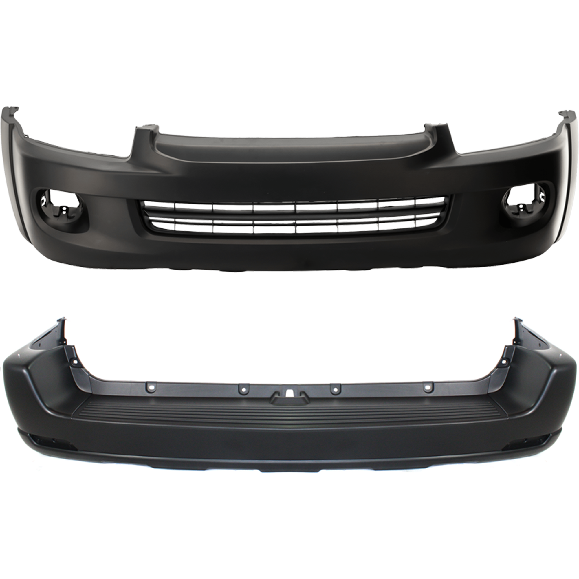 AM SEQUOIA 05-07 FRONT AND REAR BUMPER COVER Primed w o parking aid sensor holes SKU SET REPT010316P