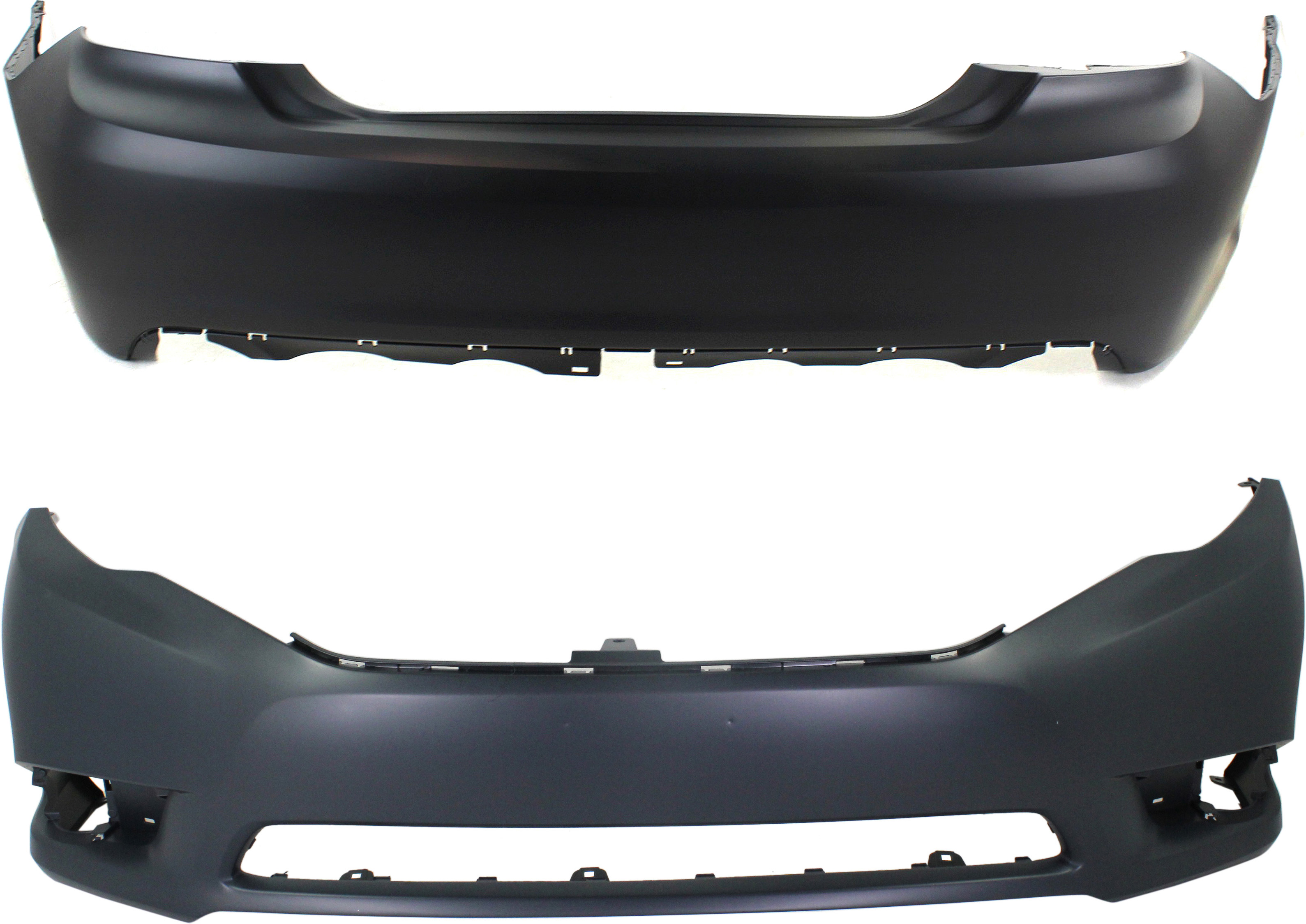 AM AVALON 11-12 FRONT AND REAR BUMPER COVER Primed SKU SET REPT010359P 2 Partslink TO1000371 TO1100293 OEM 5211907909-5215907900