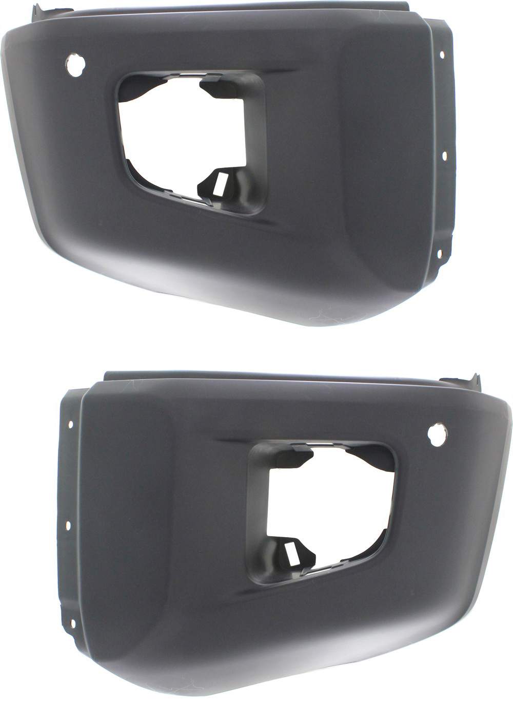 AM TUNDRA 14-21 FRONT BUMPER END RH AND LH Paint to Match w Parking Aid Sensor Holes SKU SET REPT011115 Partslink TO1005183 TO1004183 OEM 521120C908-521130C908