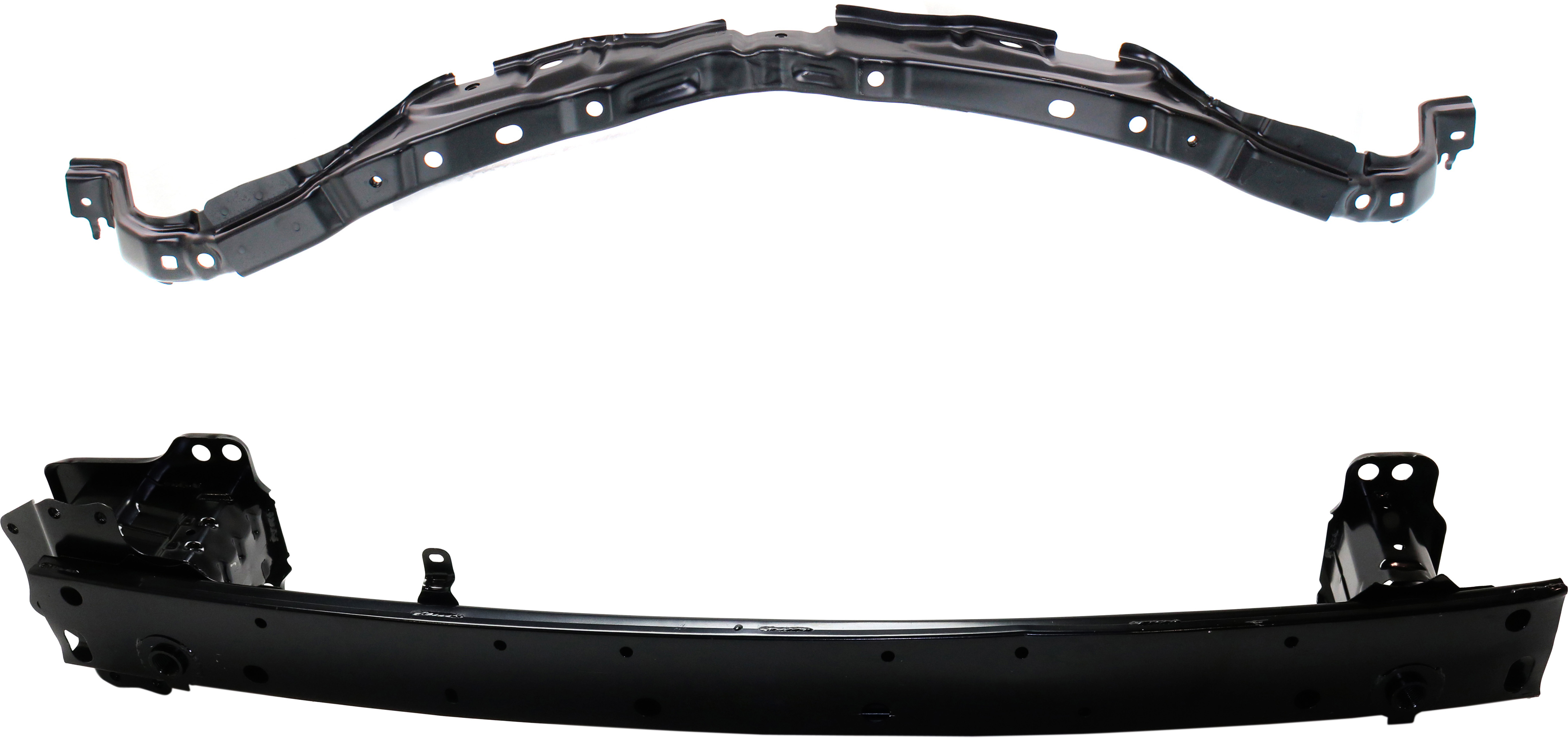 AM RAV4-16-18 FRONT REINFORCEMENT Upper and Lower Exc. Hybrid Model North America Built SKU SET REPT012537-2 Partslink TO1006247 TO1041109 OEM 520210R080-520290R050