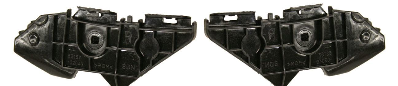 AM COROLLA 09-13 REAR BUMPER BRACKET RH AND LH Inner SKU SET REPT013109 Partslink TO1167117 TO1166117 OEM 5215702020-5215802010